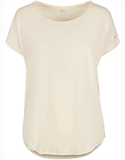 Build Your Brand Ladies´ Long Slub Tee | BY036