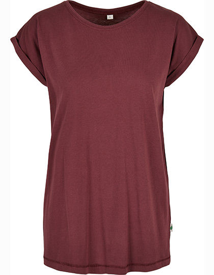 Build Your Brand Ladies´ Organic Extended Shoulder Tee | BY138
