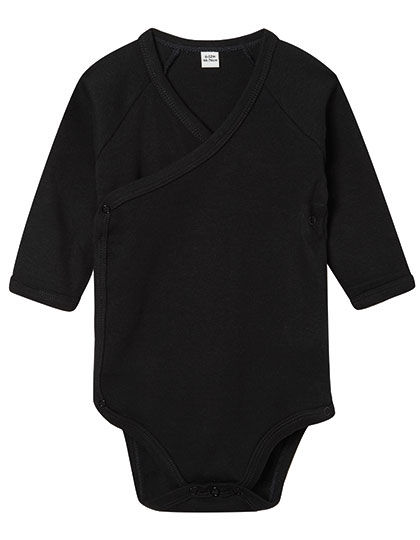 Babybugz Baby Long Sleeve Kimono Bodysuit | BZ60