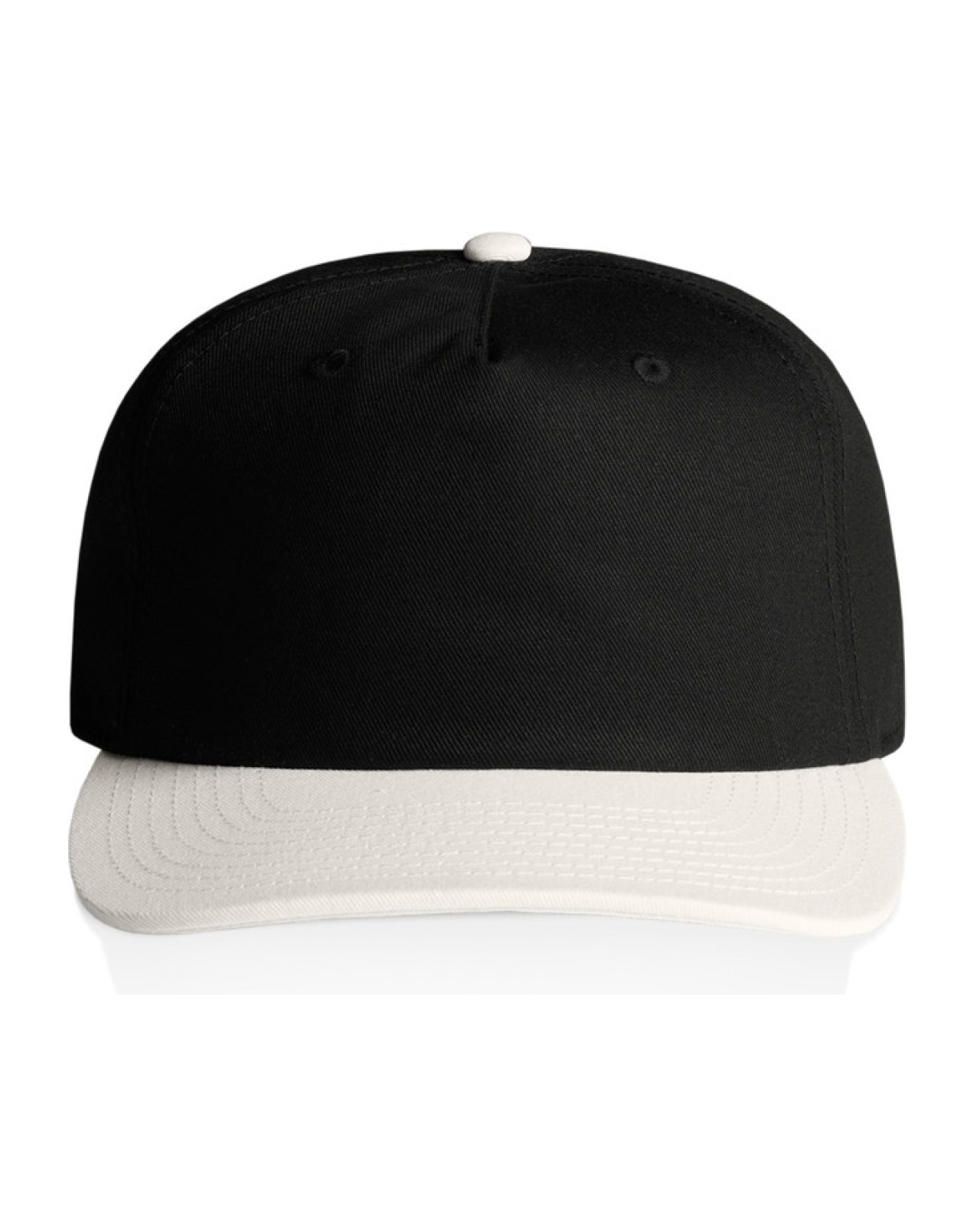 AS Colour 1154 Cap Black/Natural – Vorderseite