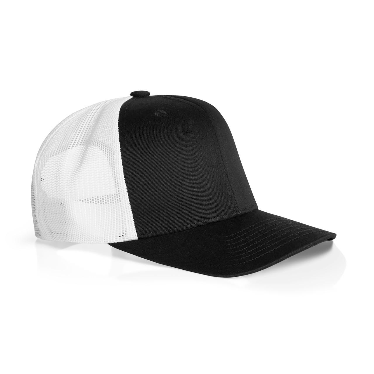 AS Colour 1191 Cap Black/White – Seitenansicht