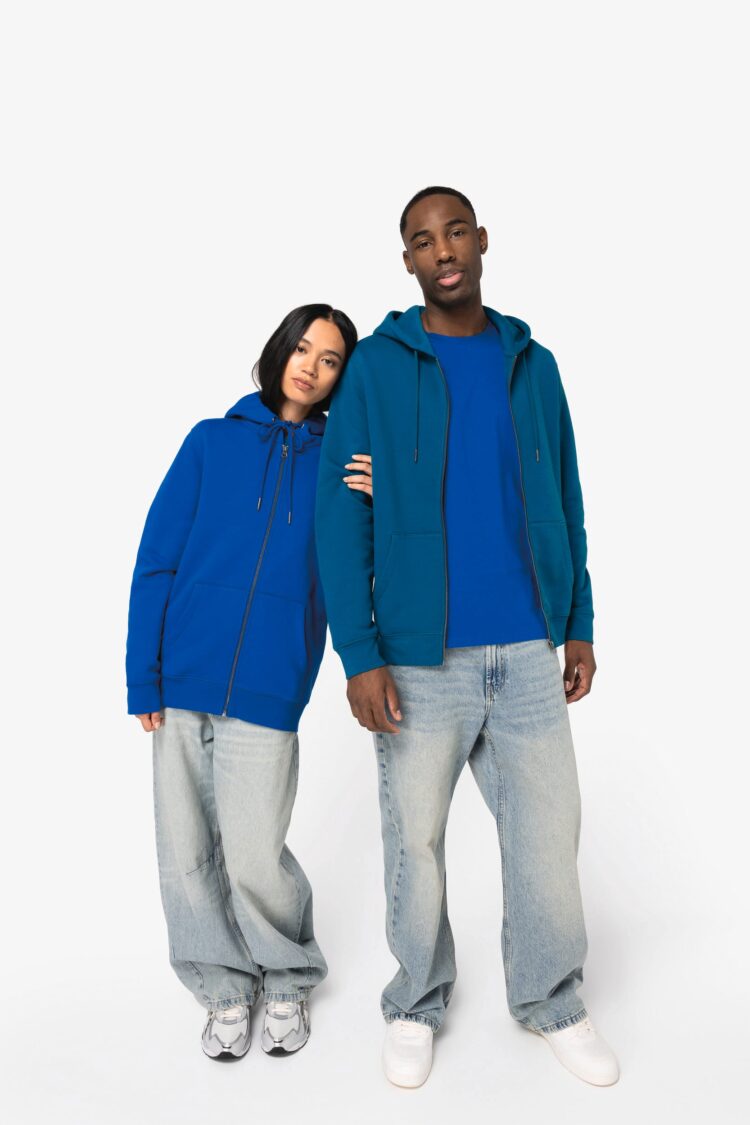 Native Spirit NS402 Bio-Zip-Hoodie – Modellfoto