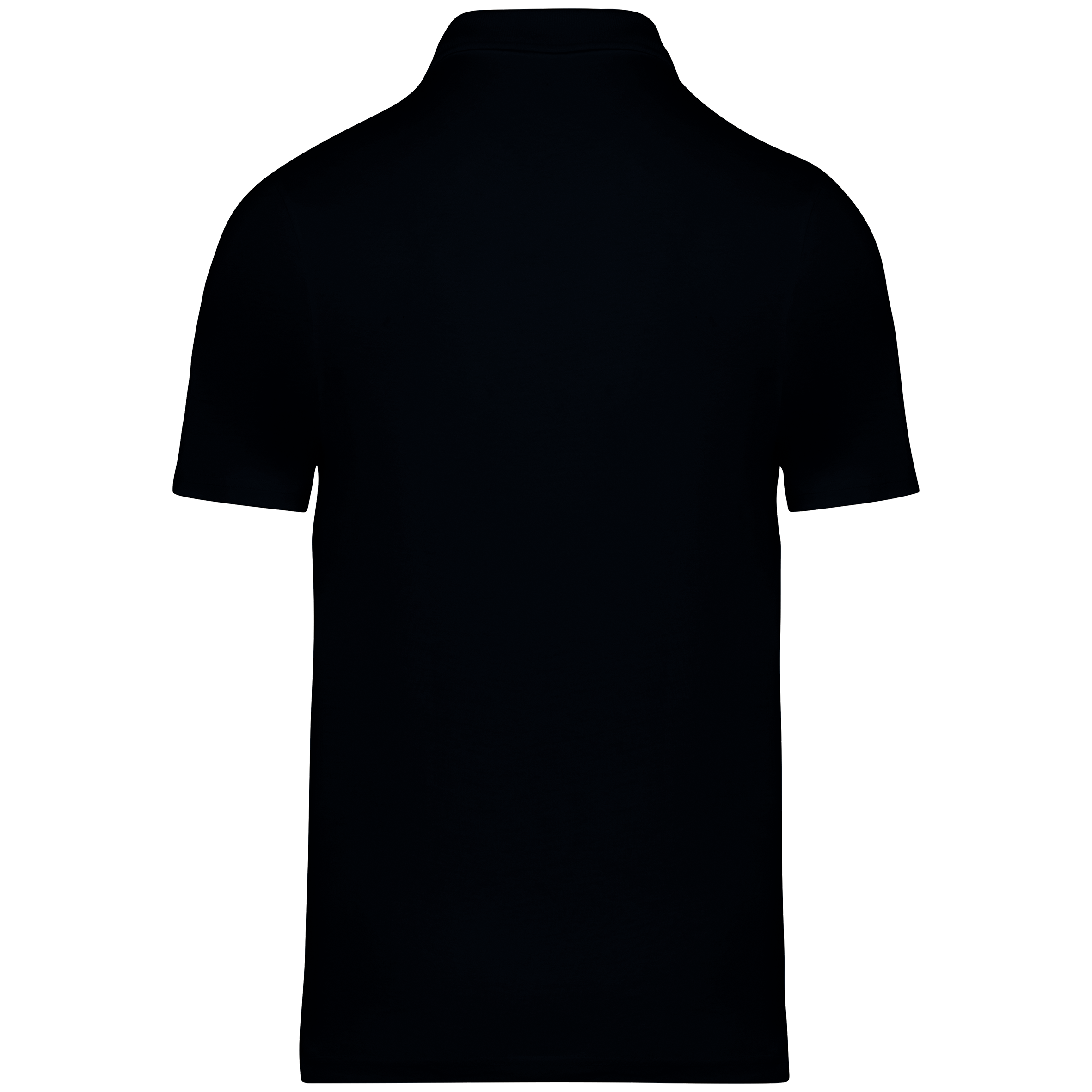 Native Spirit NS200 Bio-Poloshirt Black – Rückseite