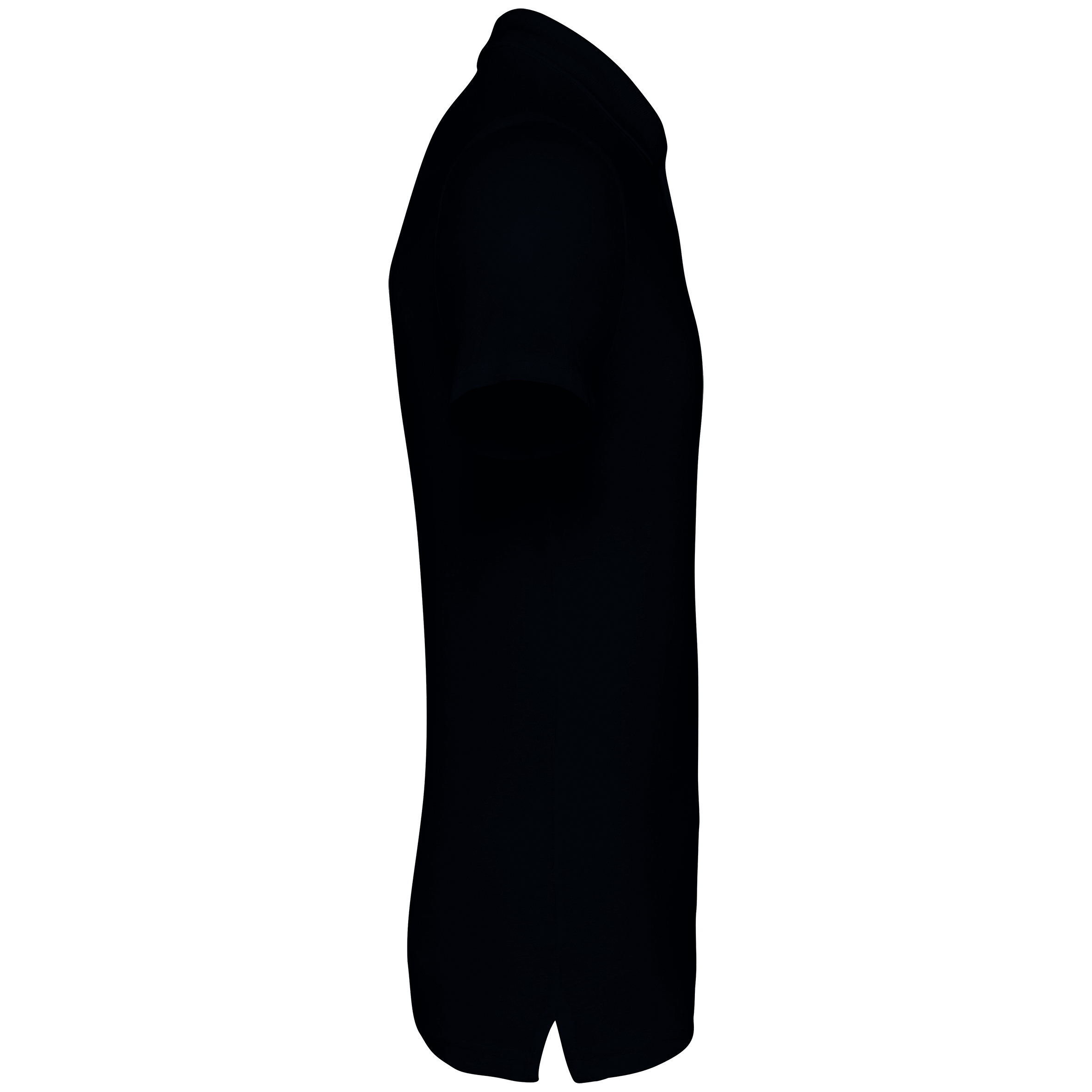 Native Spirit NS200 Bio-Poloshirt Black – Seitenansicht