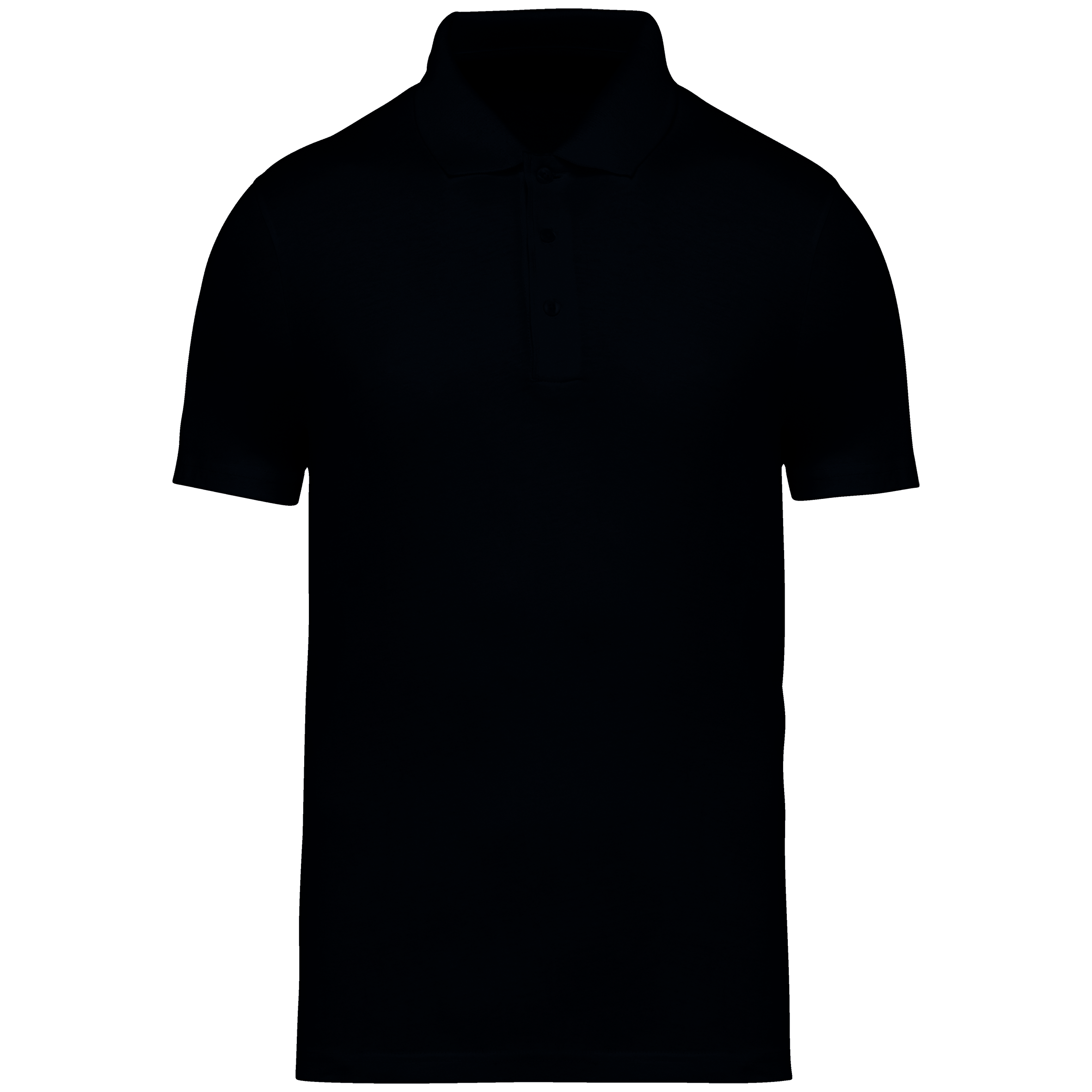 Native Spirit NS200 Bio-Poloshirt Black – Vorderseite