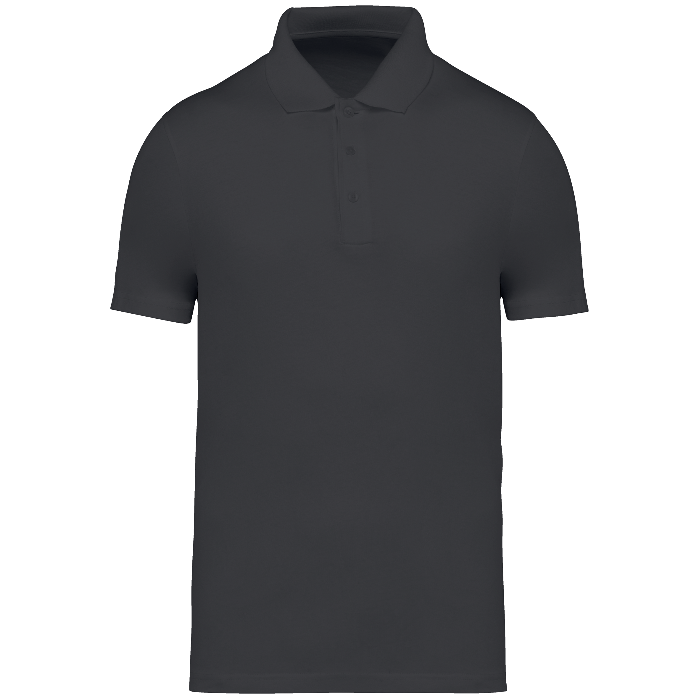 Native Spirit NS200 Bio-Poloshirt Iron Grey – Vorderseite