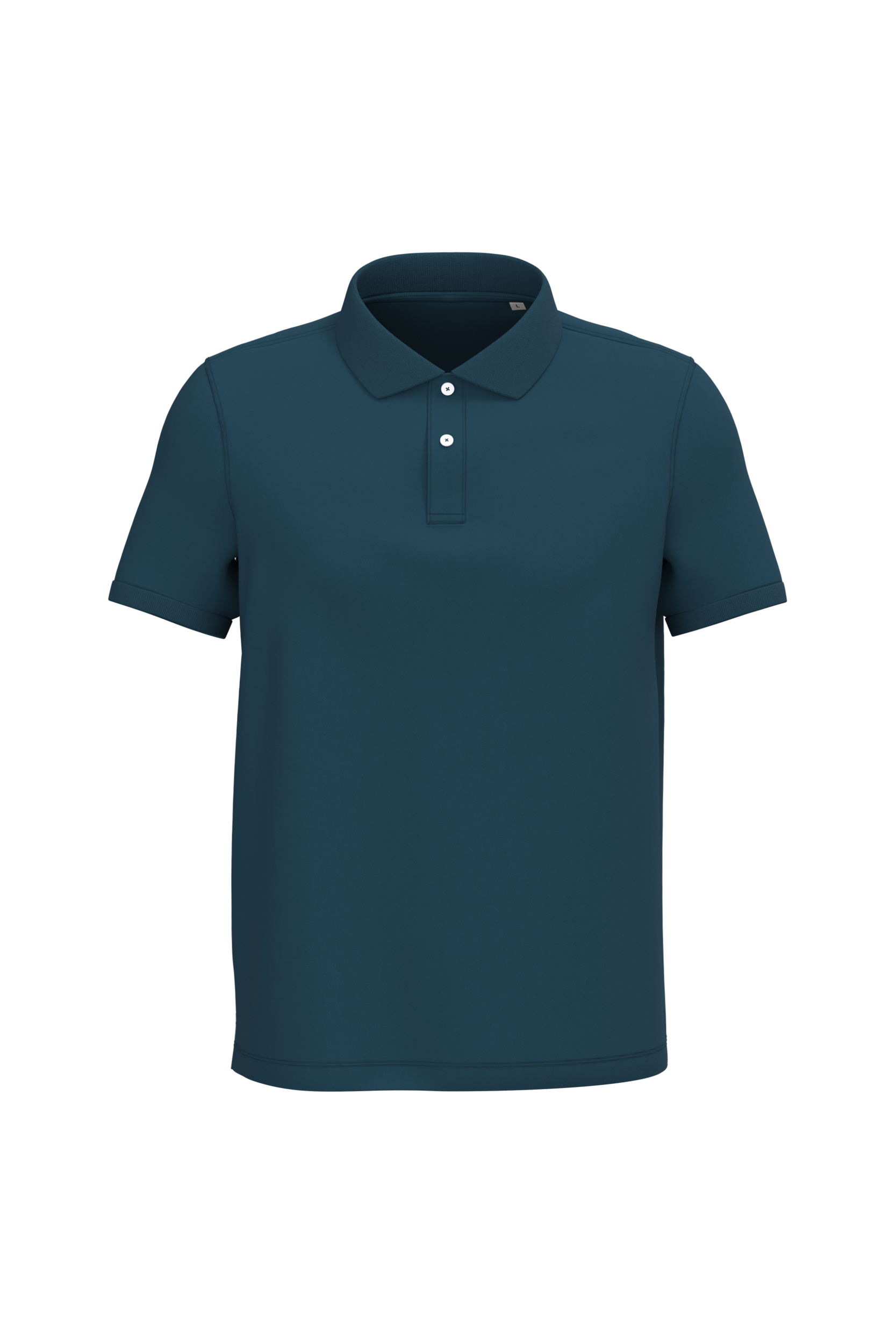 Native Spirit NS207 Bio-Poloshirt Peacock Blue – Vorderseite