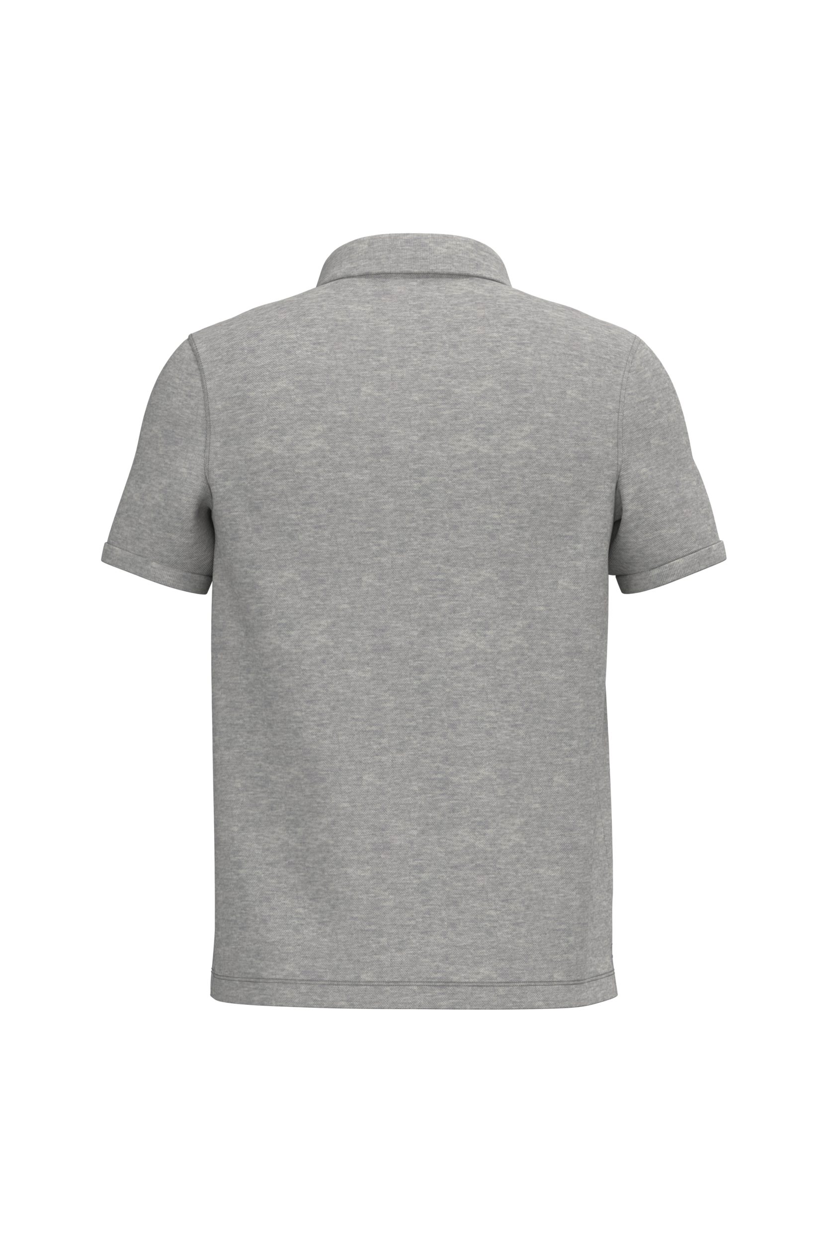 Native Spirit NS207 Bio-Poloshirt Moon Grey Heather – Rückseite