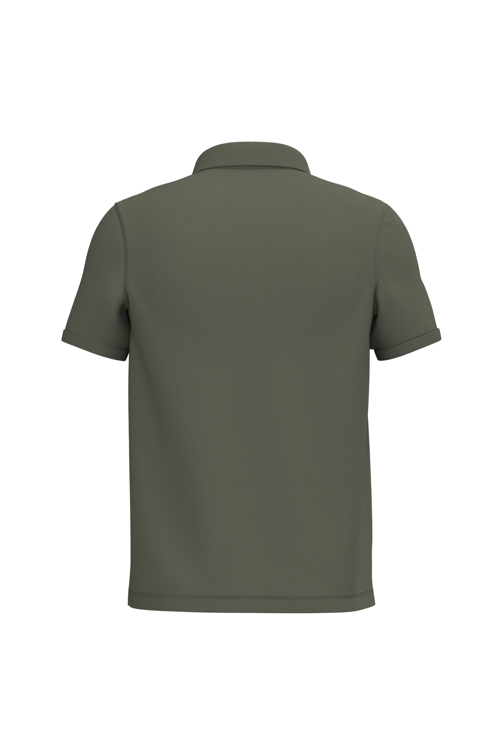 Native Spirit NS207 Bio-Poloshirt Organic Khaki – Rückseite
