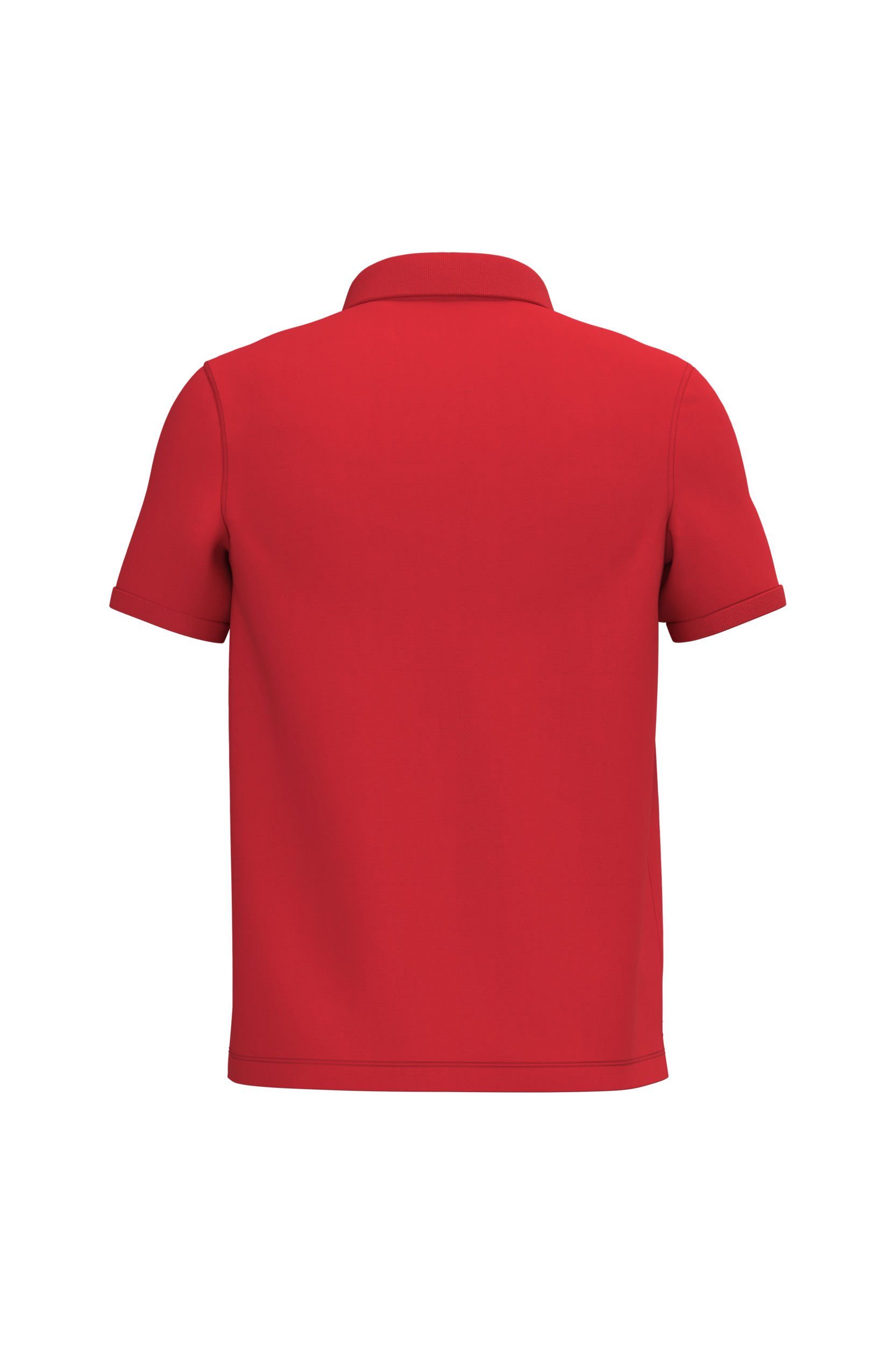 Native Spirit NS207 Bio-Poloshirt Poppy Red – Rückseite