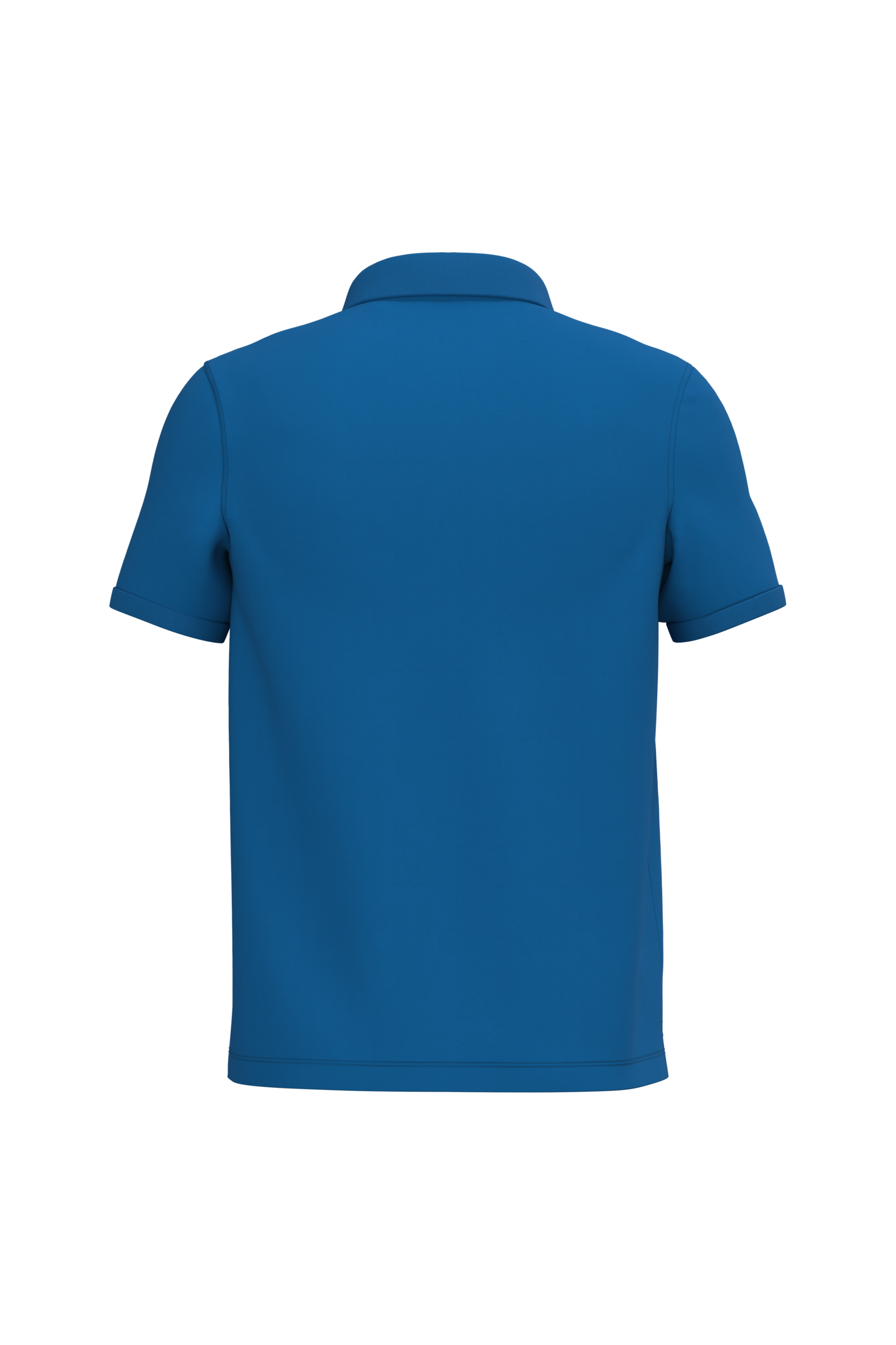 Native Spirit NS207 Bio-Poloshirt Sea Blue – Rückseite