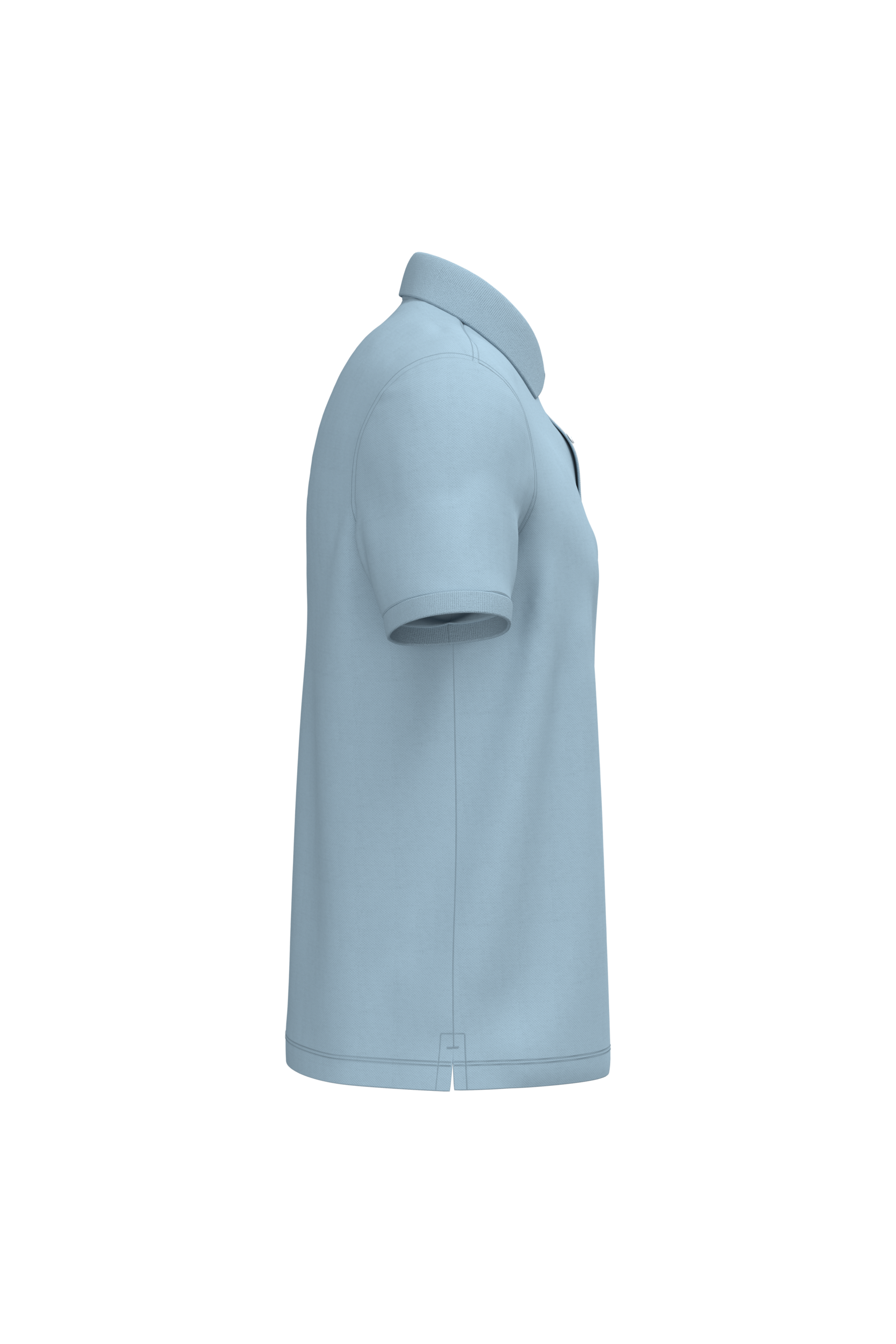 Native Spirit NS207 Bio-Poloshirt Aquamarine – Seitenansicht
