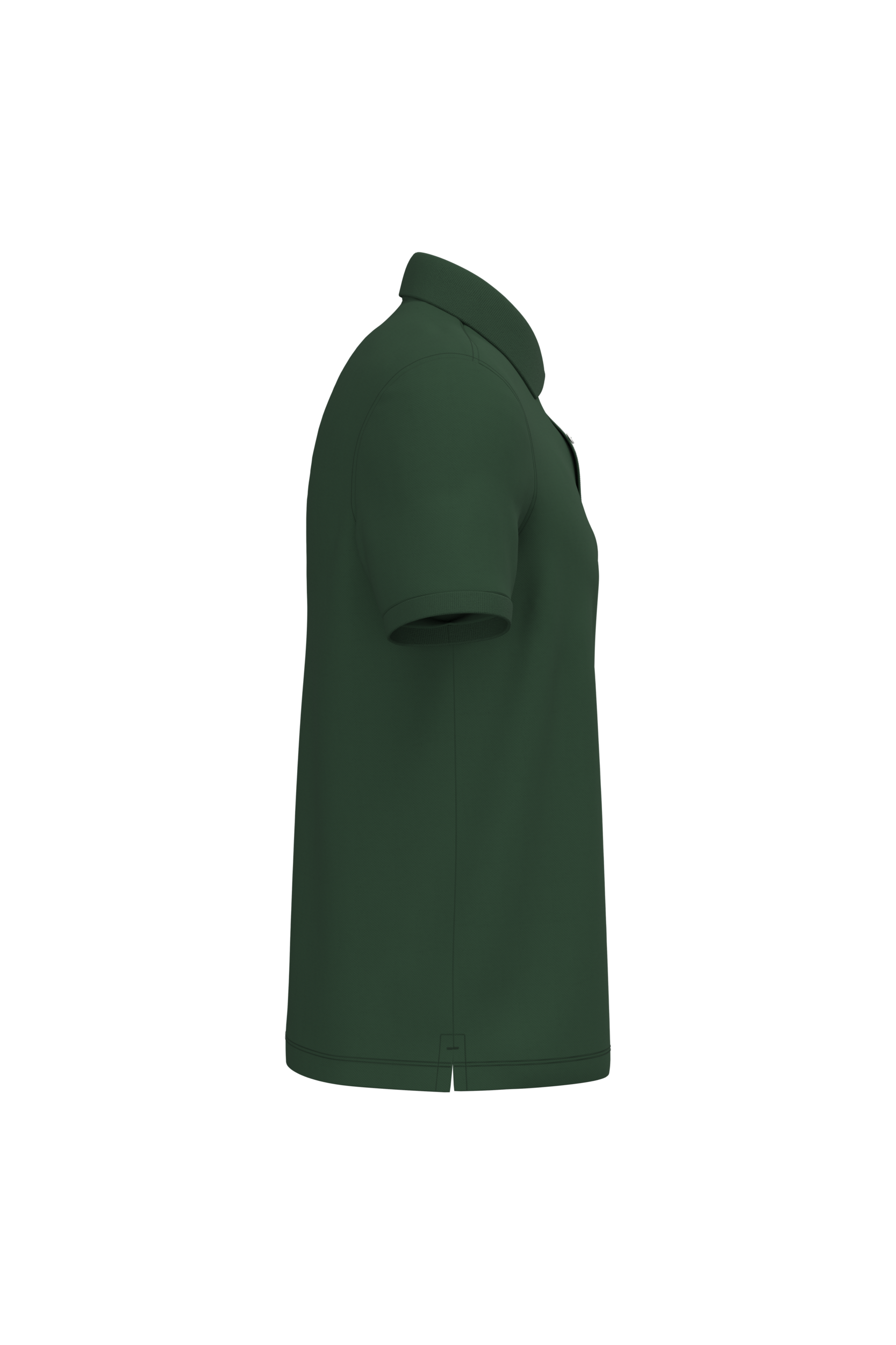 Native Spirit NS207 Bio-Poloshirt Forest Green – Seitenansicht