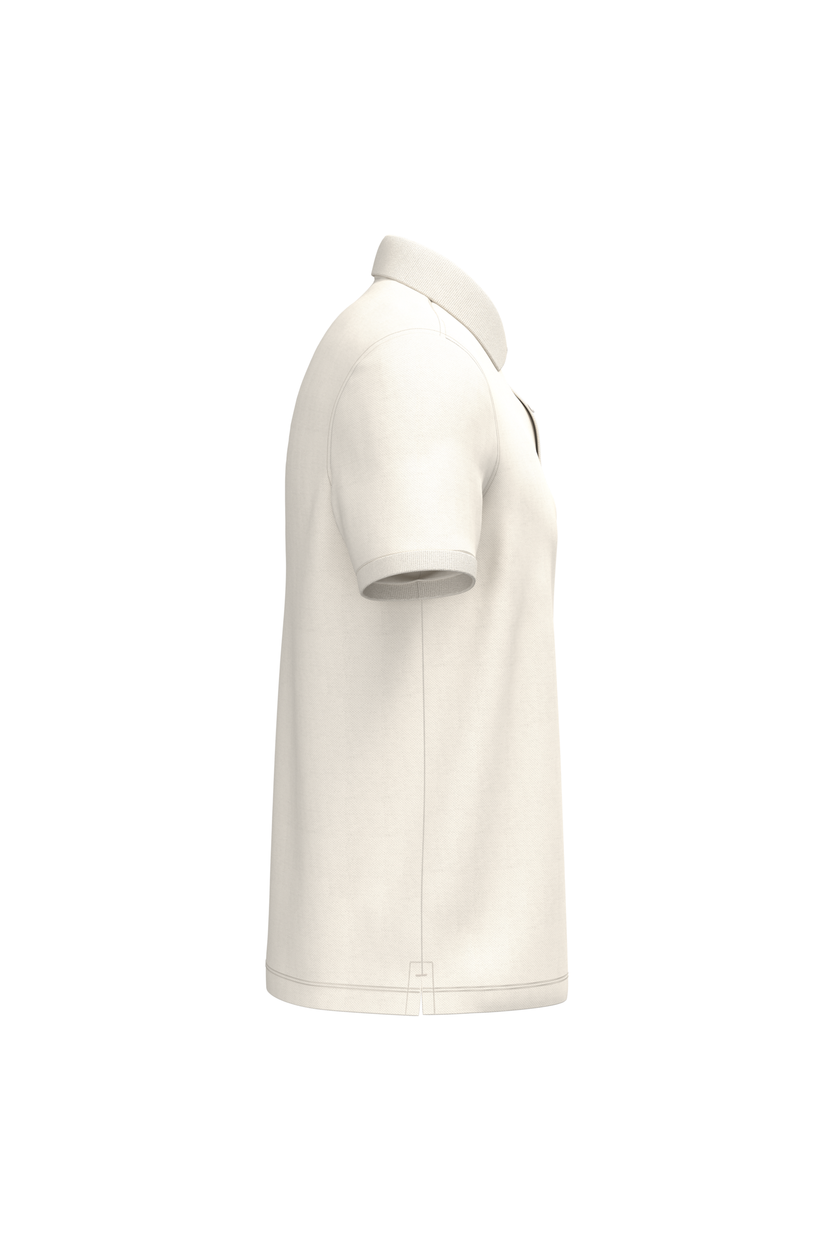 PS_NS207-S_IVORY.png Native Spirit NS207 Bio-Poloshirt Ivory – Seitenansicht