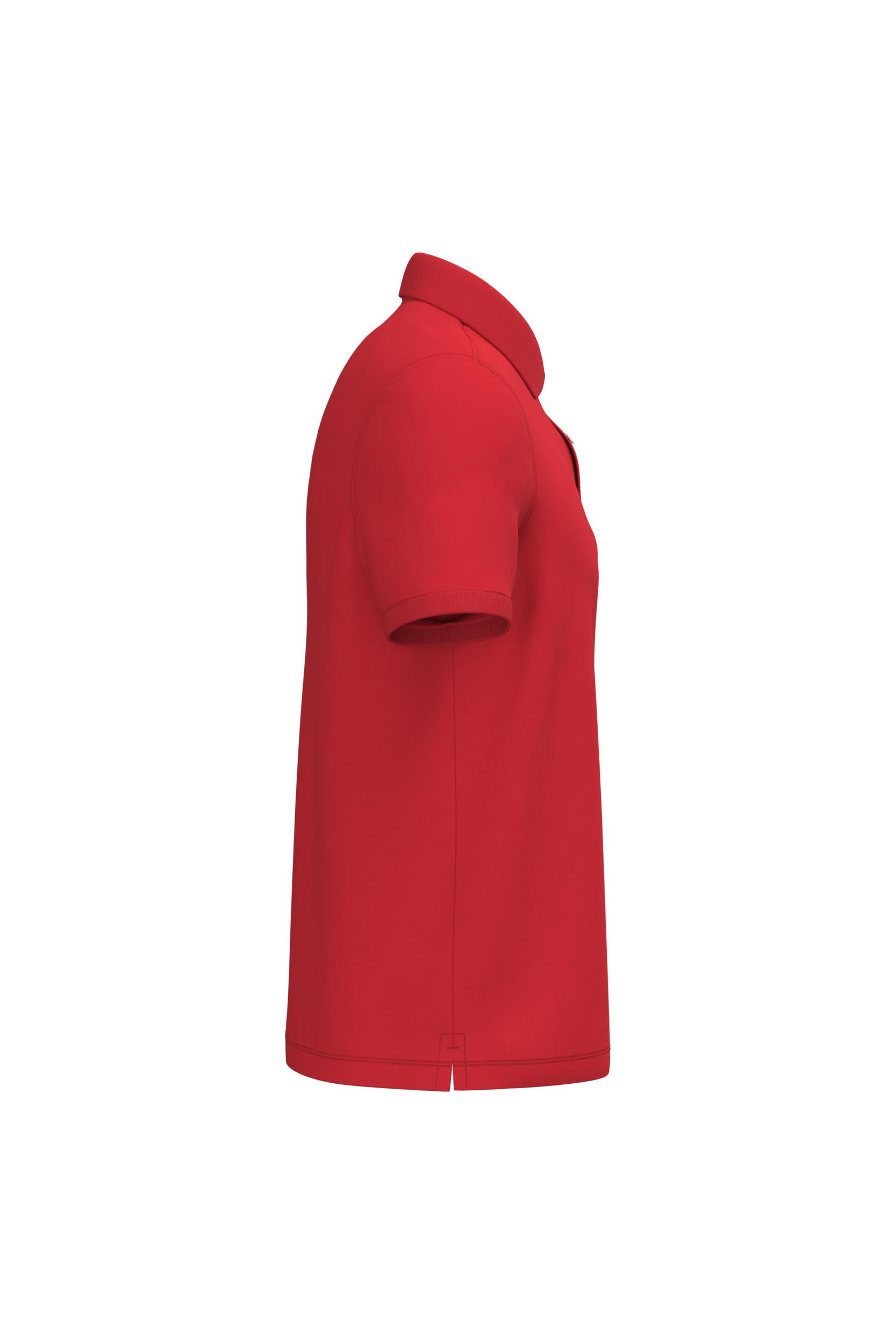 Native Spirit NS207 Bio-Poloshirt Poppy Red – Seitenansicht