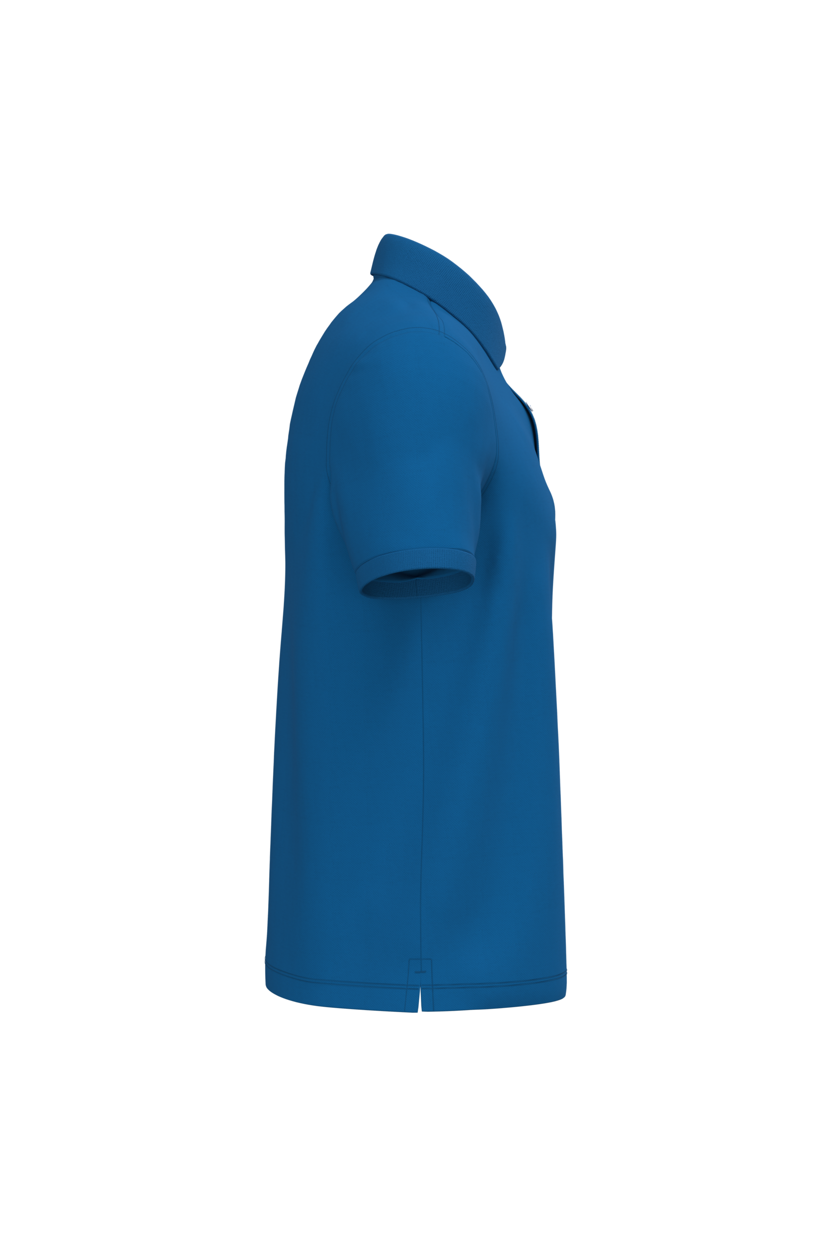 Native Spirit NS207 Bio-Poloshirt Sea Blue – Seitenansicht