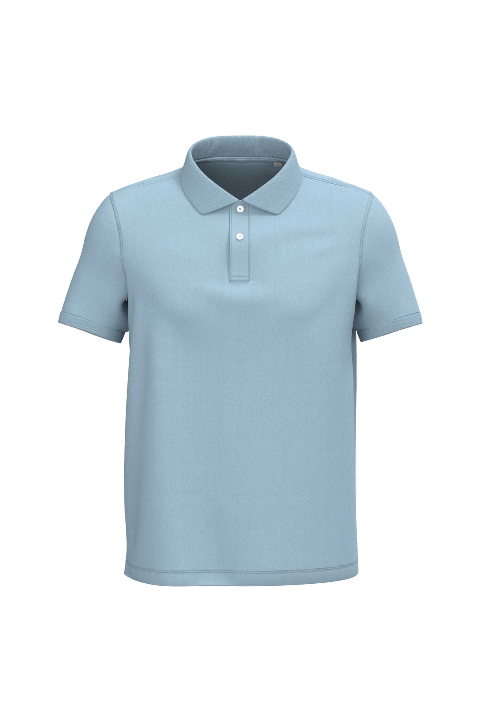 Native Spirit NS207 Bio-Poloshirt Aquamarine – Vorderseite