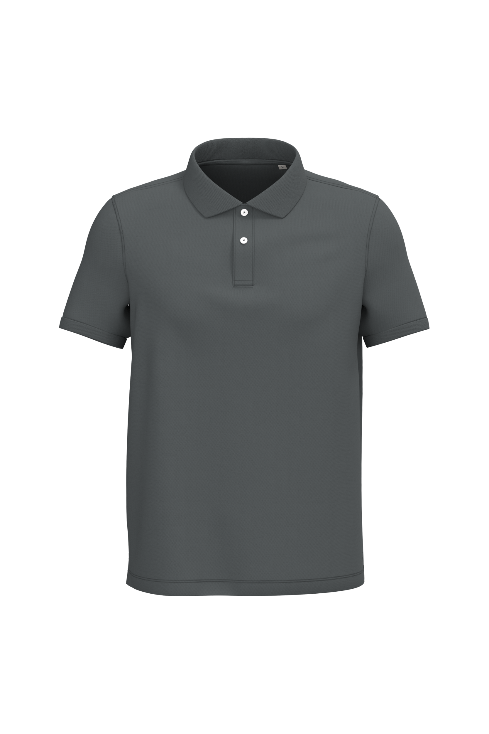PS_NS207_IRONGREY.png Native Spirit NS207 Bio-Poloshirt Iron Grey – Vorderseite