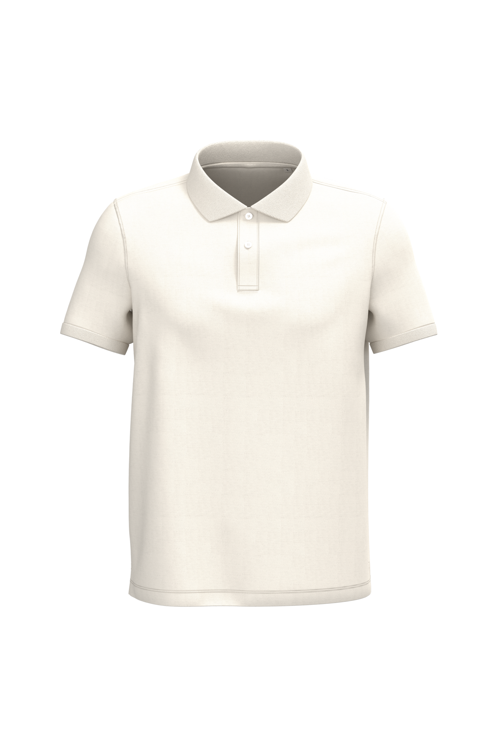 PS_NS207_IVORY.png Native Spirit NS207 Bio-Poloshirt Ivory – Vorderseite