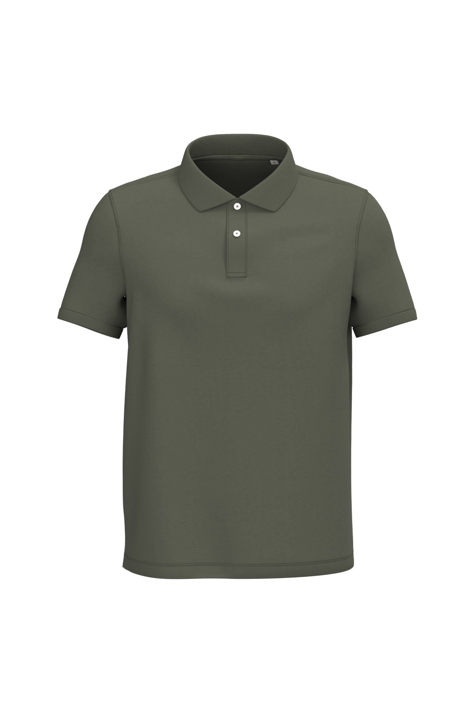 Native Spirit NS207 Bio-Poloshirt Organic Khaki – Vorderseite