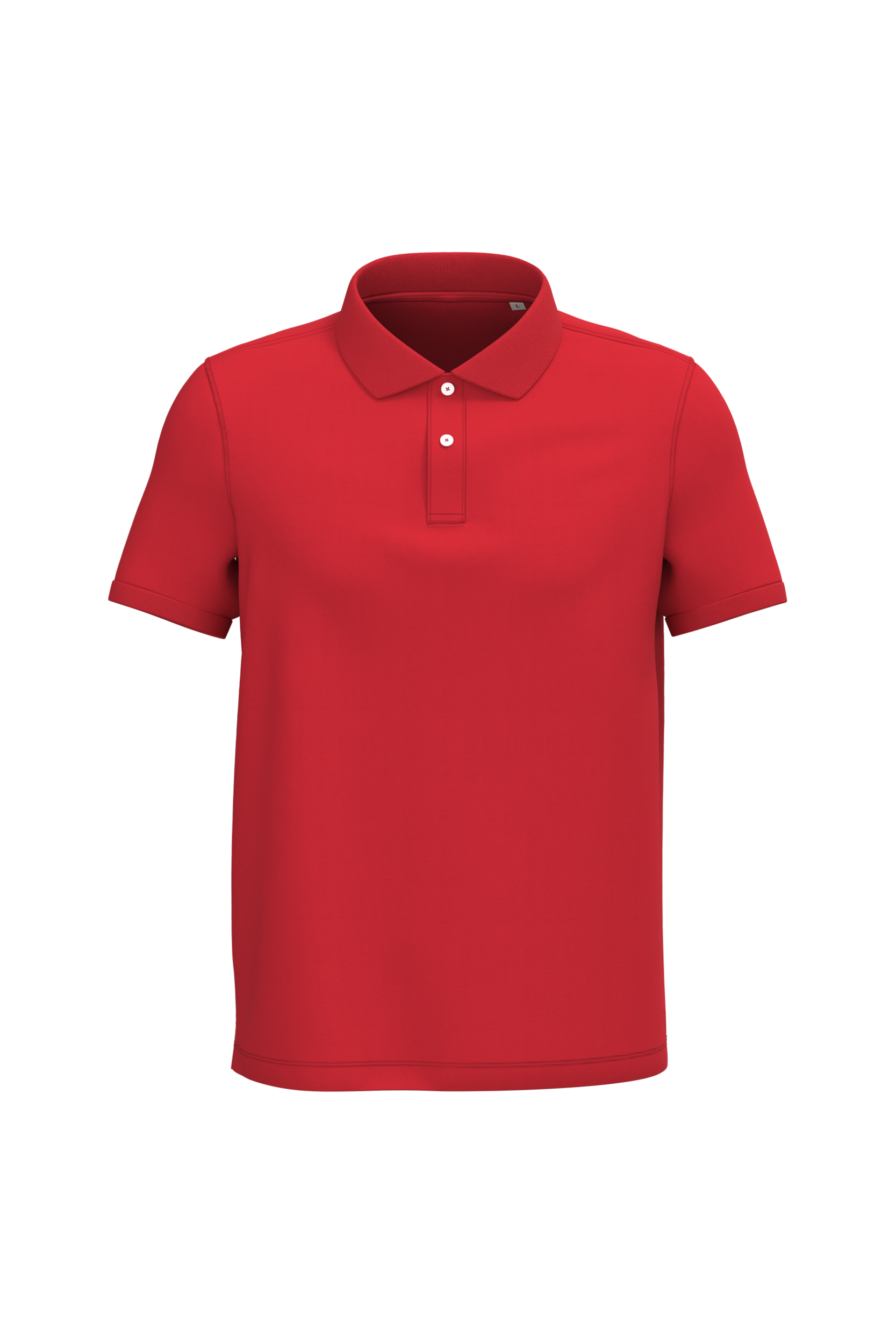 Native Spirit NS207 Bio-Poloshirt Poppy Red – Vorderseite