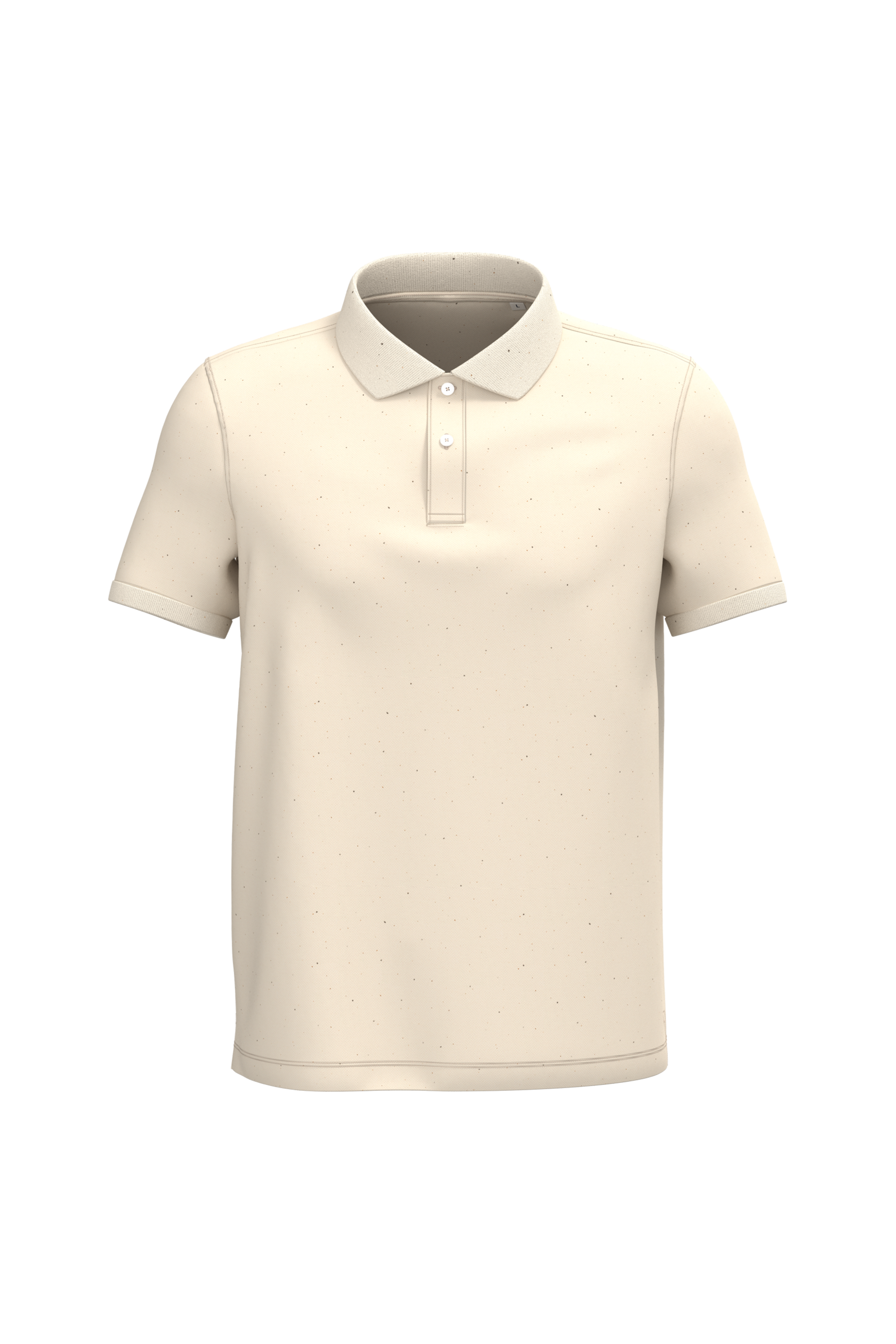 PS_NS207_RAWNATURAL.png Native Spirit NS207 Bio-Poloshirt Raw Natural – Vorderseite