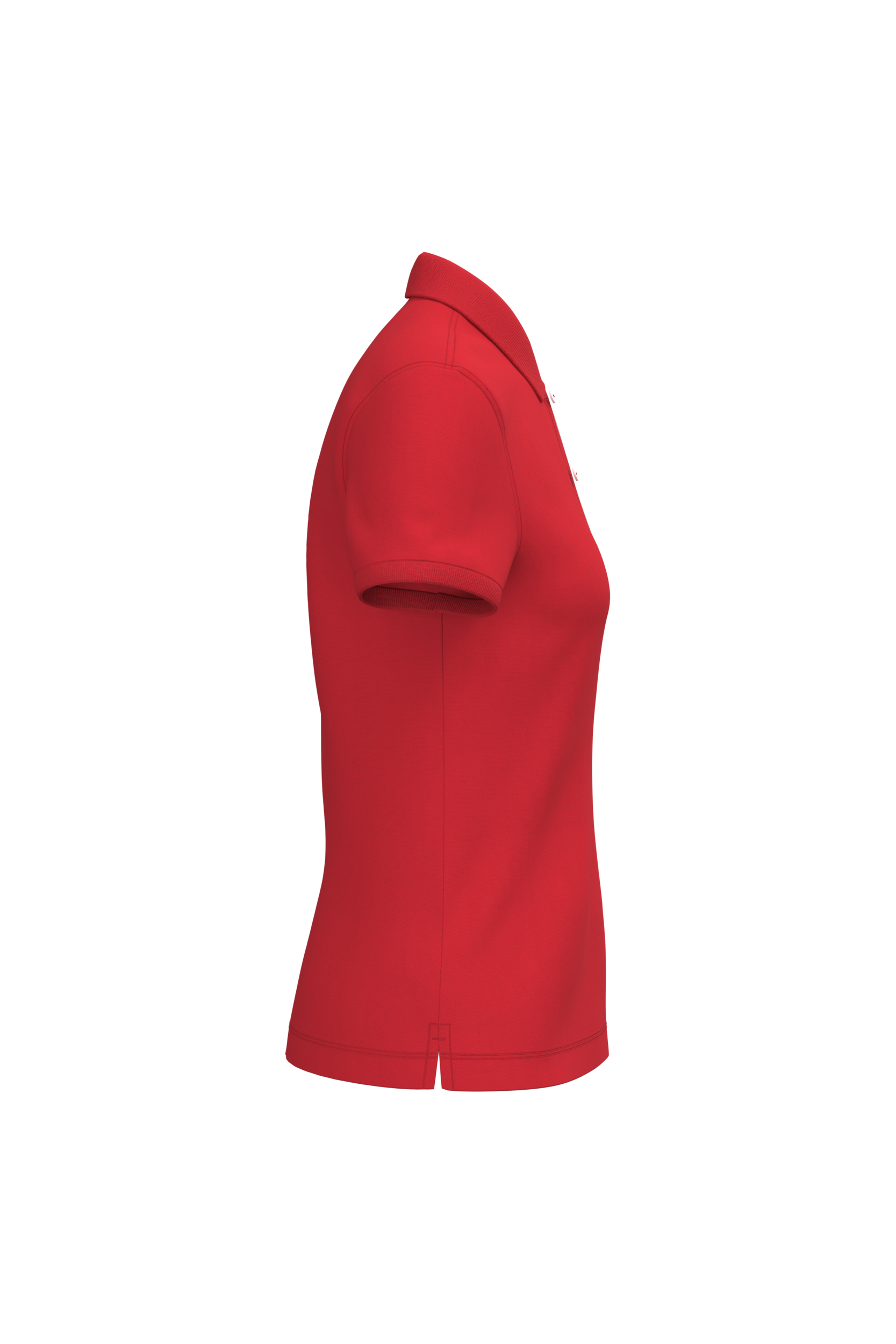 Native Spirit NS208 Bio-Poloshirt Poppy Red – Seitenansicht