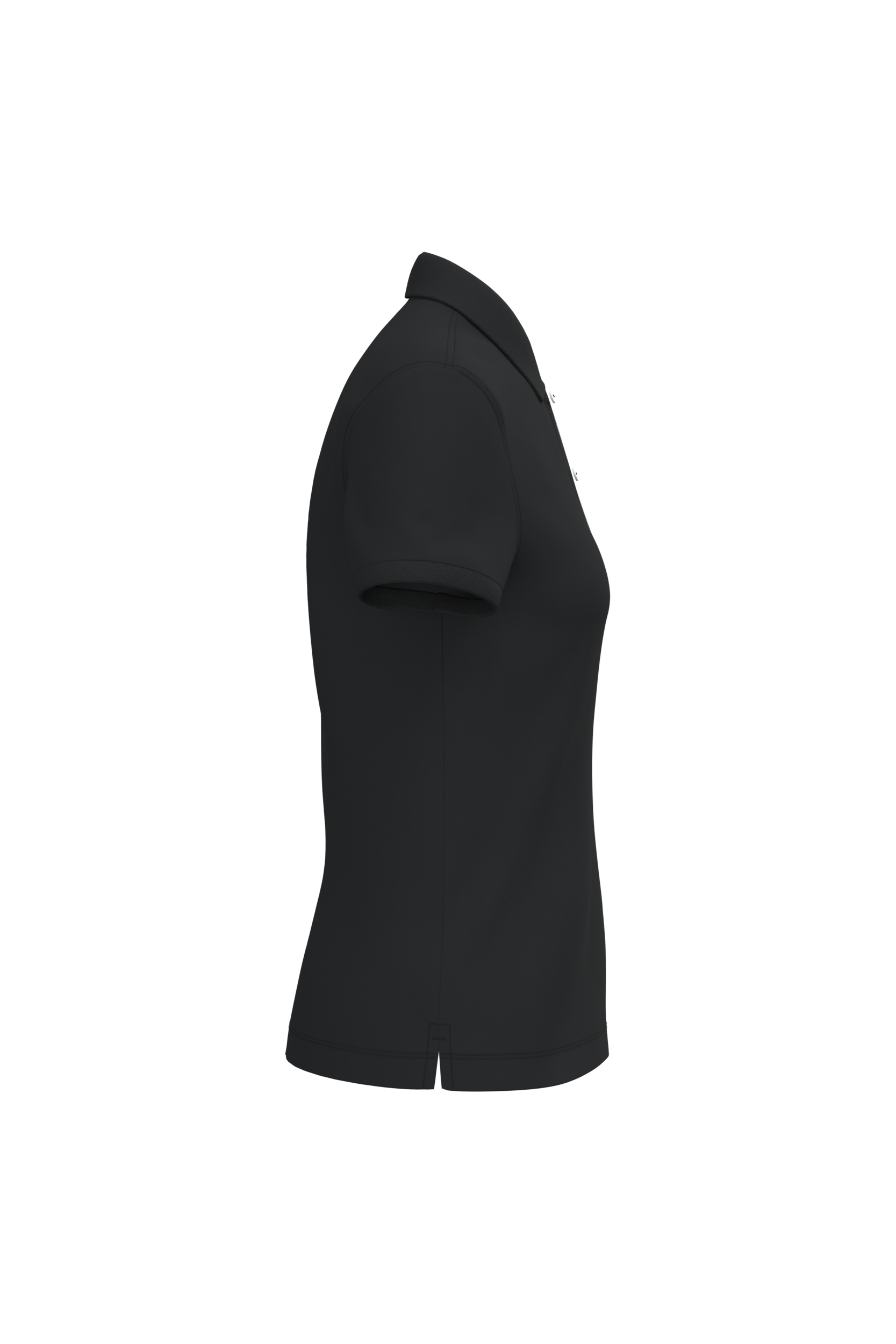 Native Spirit NS208 Bio-Poloshirt Black – Seitenansicht