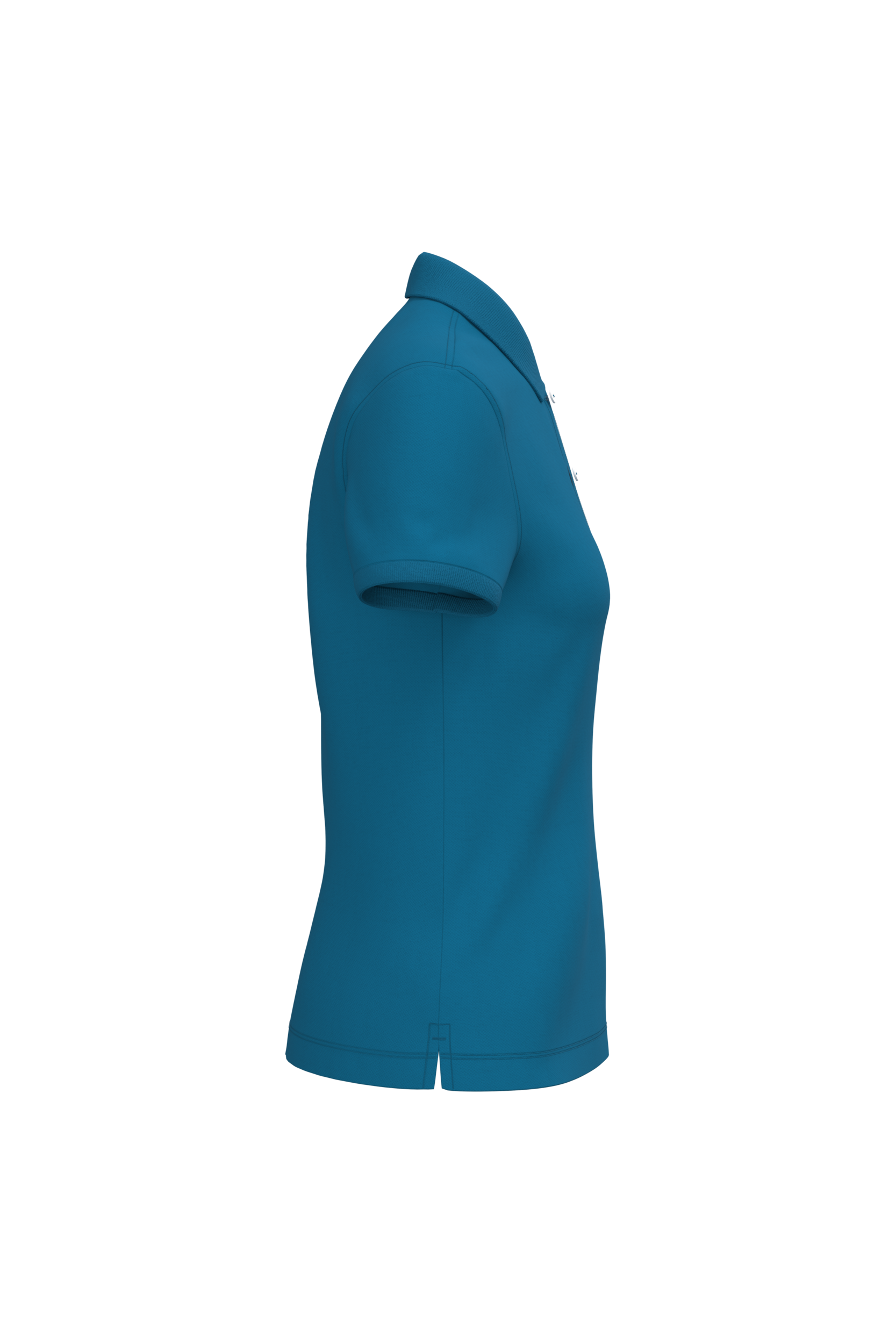 Native Spirit NS208 Bio-Poloshirt Blue Sapphire – Seitenansicht