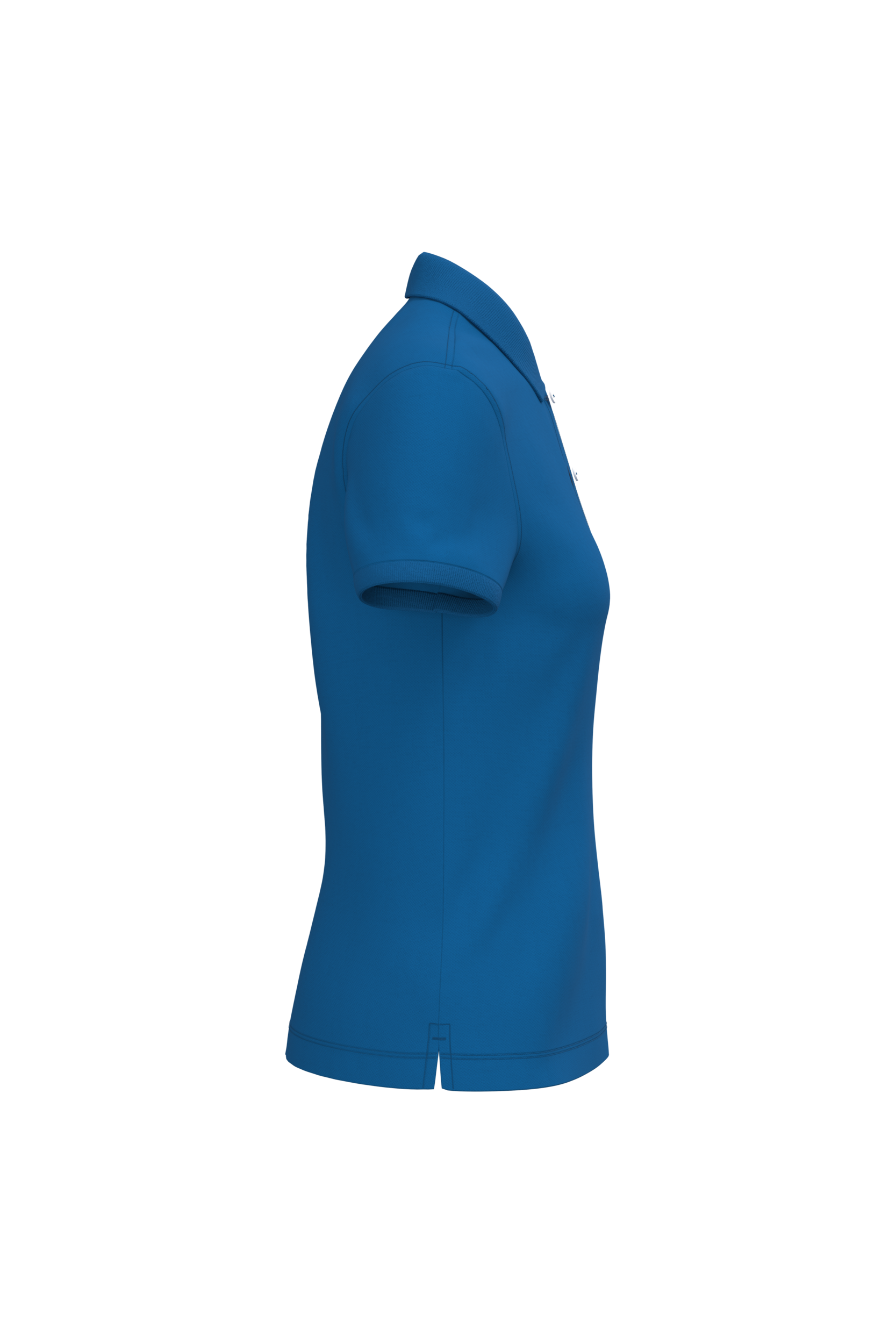 Native Spirit NS208 Bio-Poloshirt Sea Blue – Seitenansicht