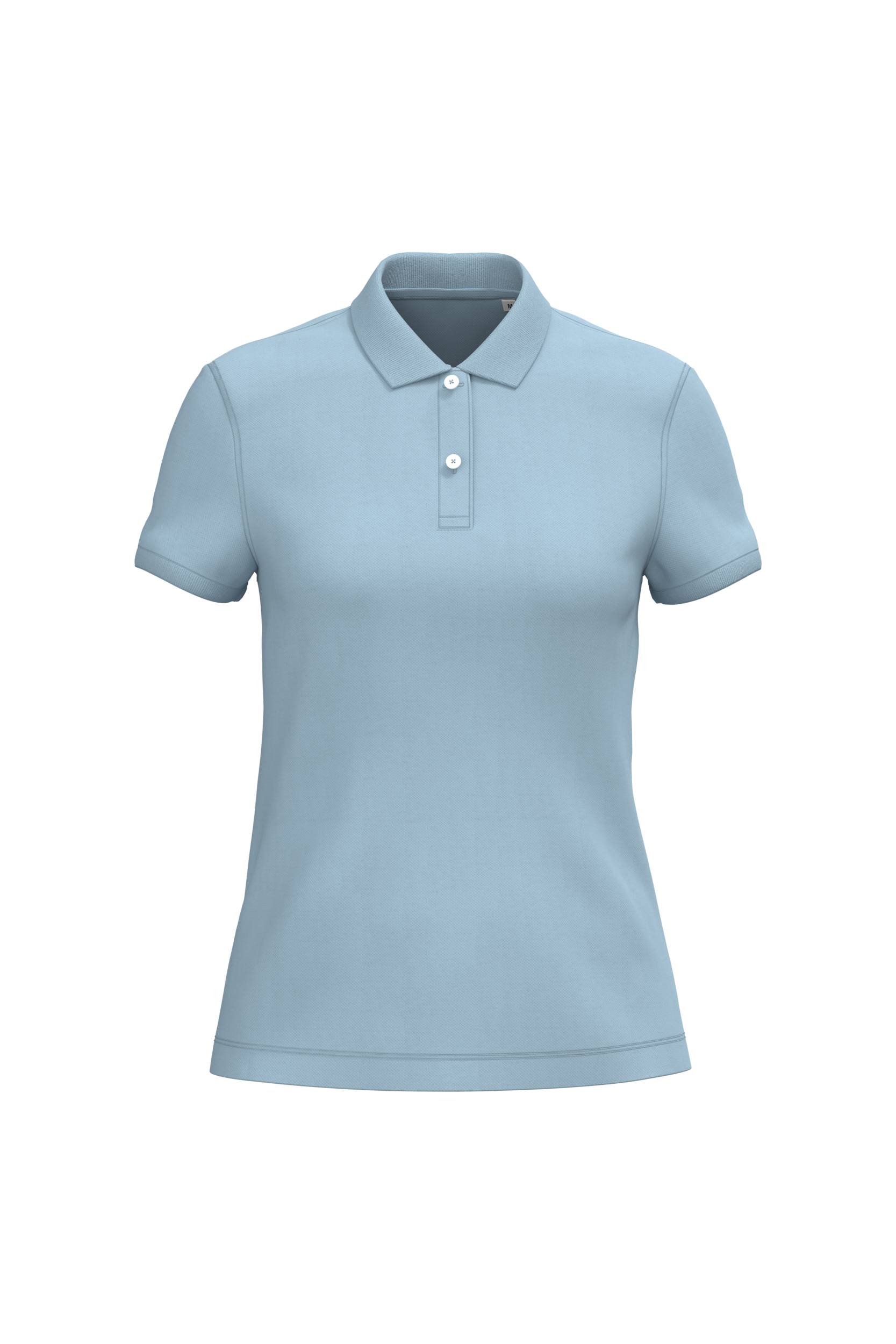 Native Spirit NS208 Bio-Poloshirt Aquamarine – Vorderseite
