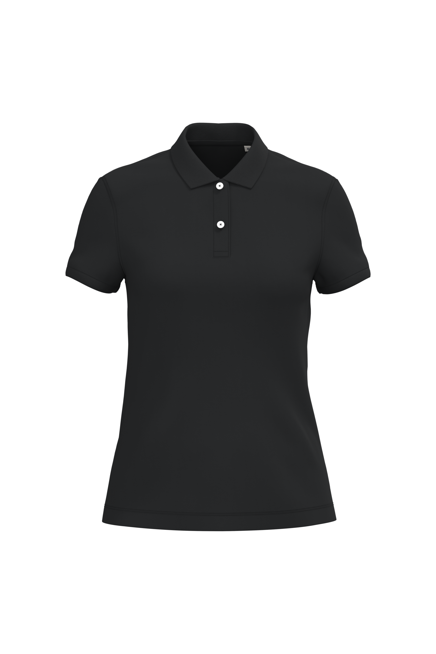 Native Spirit NS208 Bio-Poloshirt Black – Vorderseite