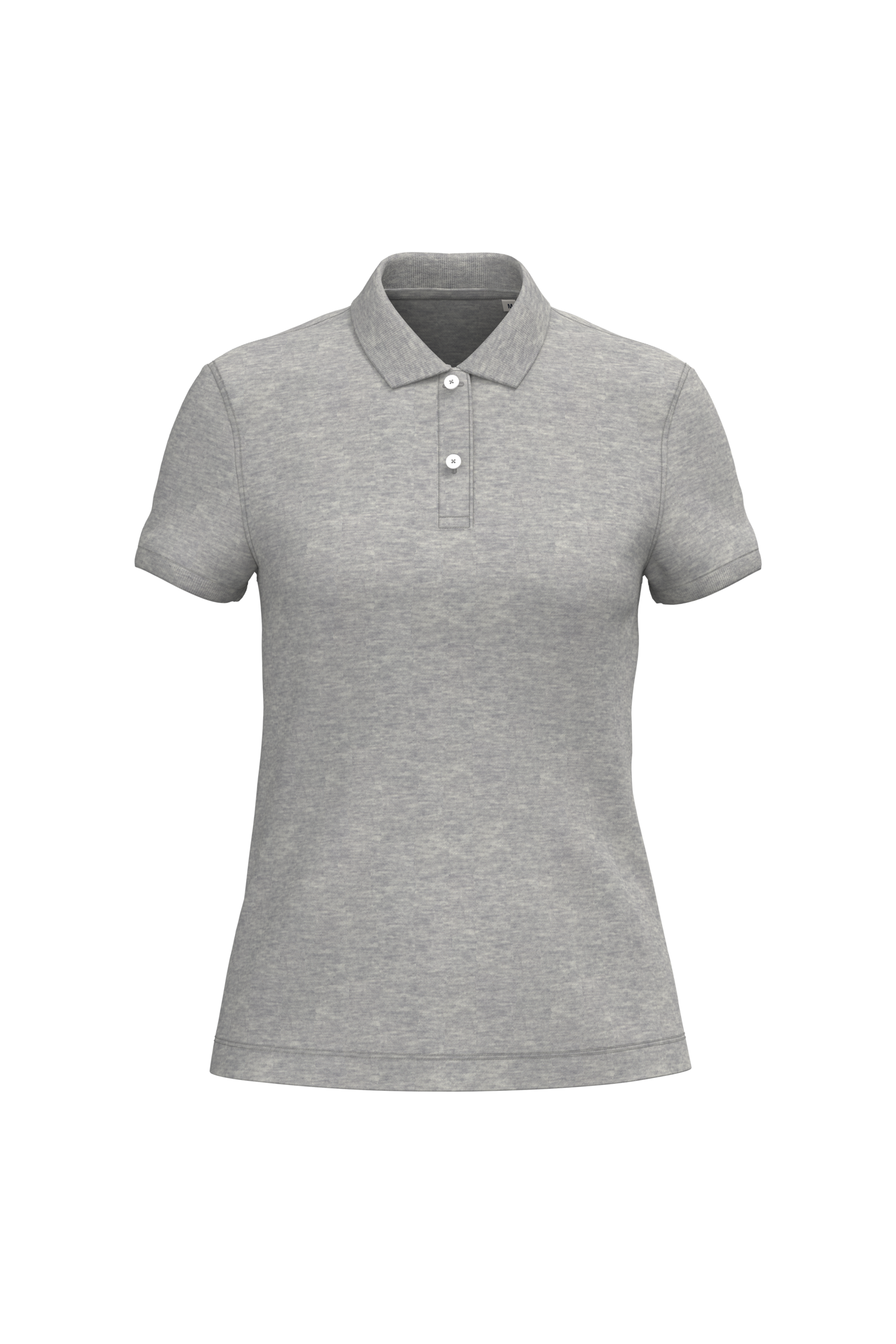 PS_NS208_MOONGREYHEATHER.png Native Spirit NS208 Bio-Poloshirt Moon Grey Heather – Vorderseite