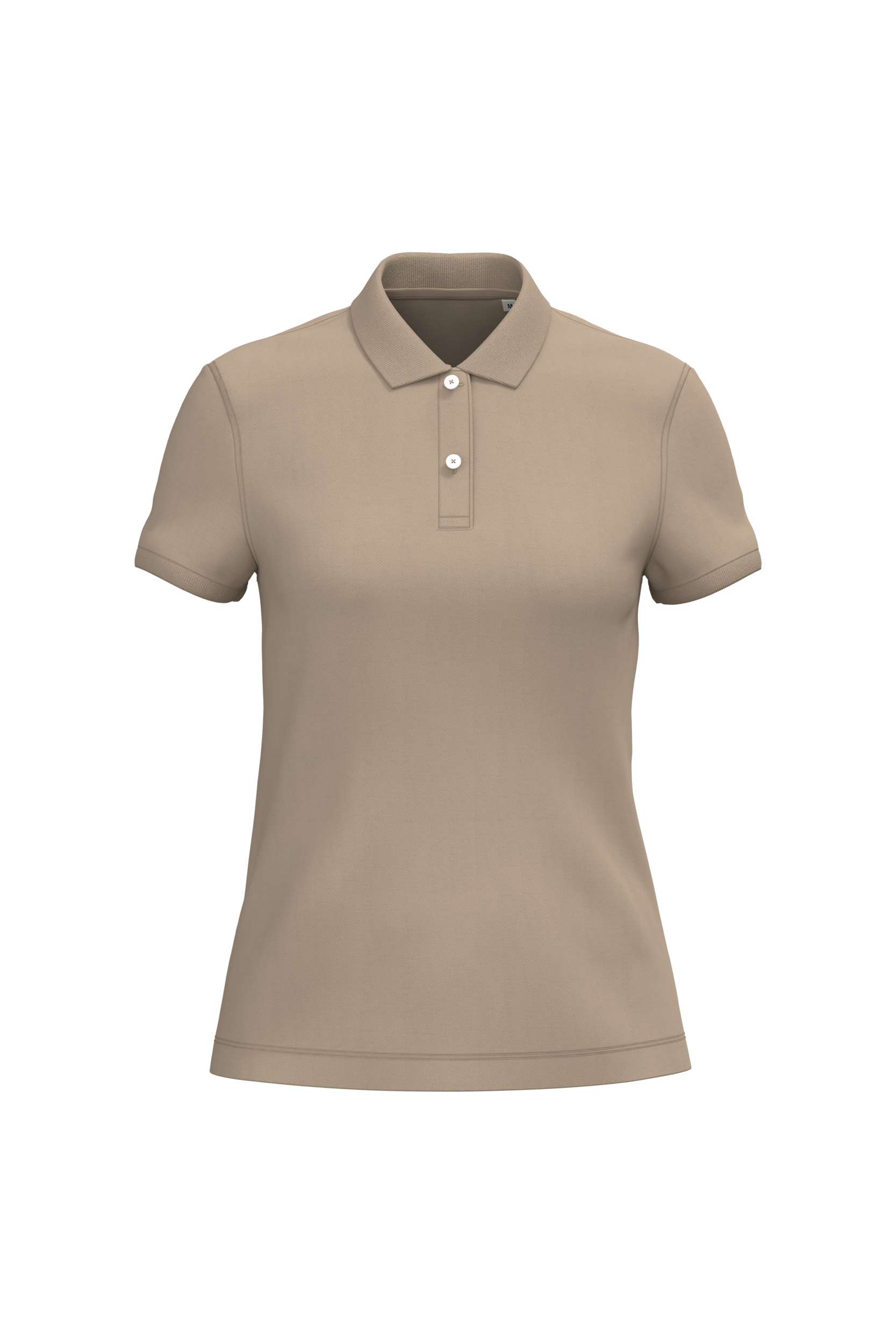 Native Spirit NS208 Bio-Poloshirt Wet Sand – Vorderseite