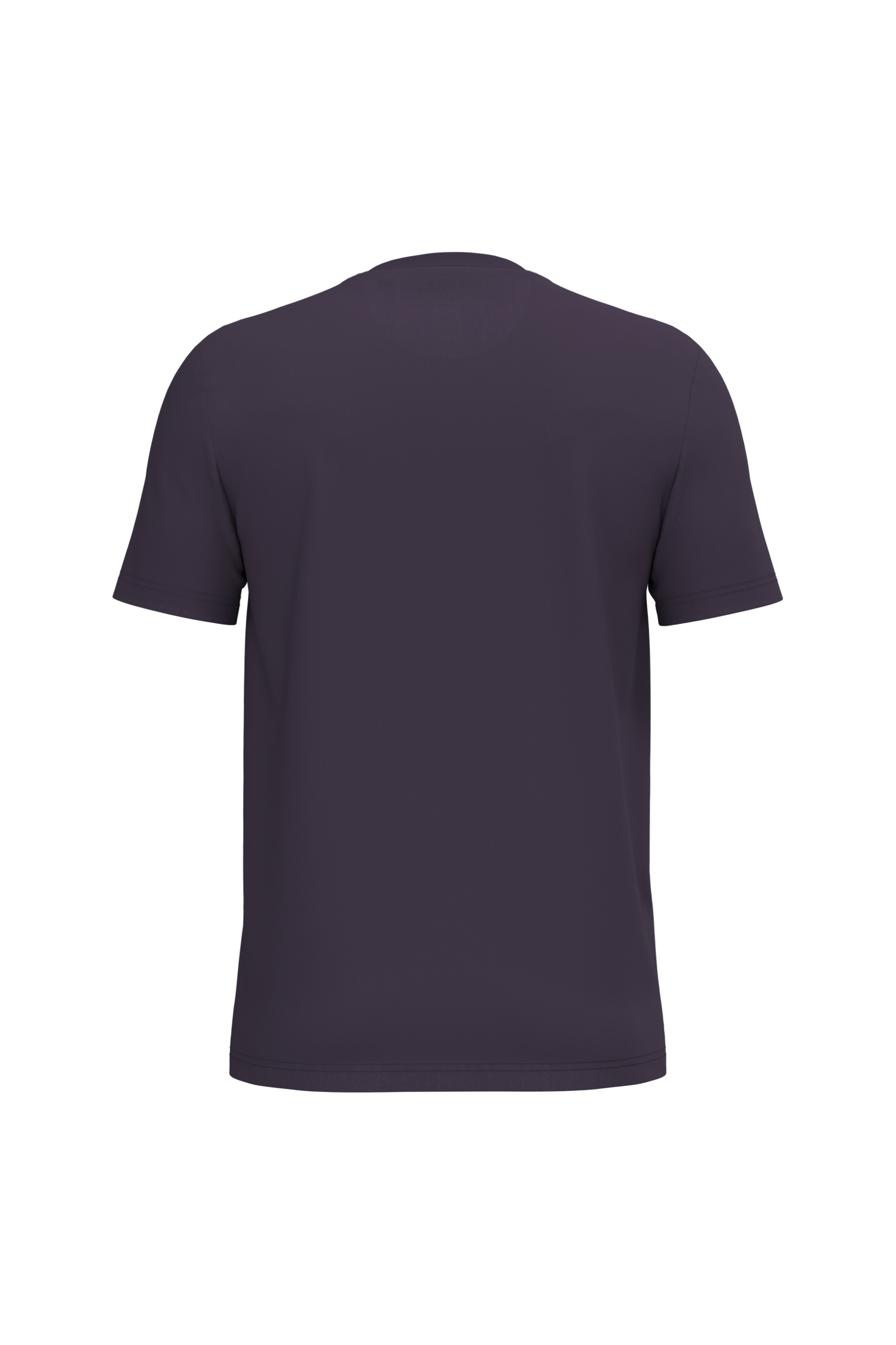 Native Spirit NS300 Bio-T-Shirt Deep Plum – Rückseite