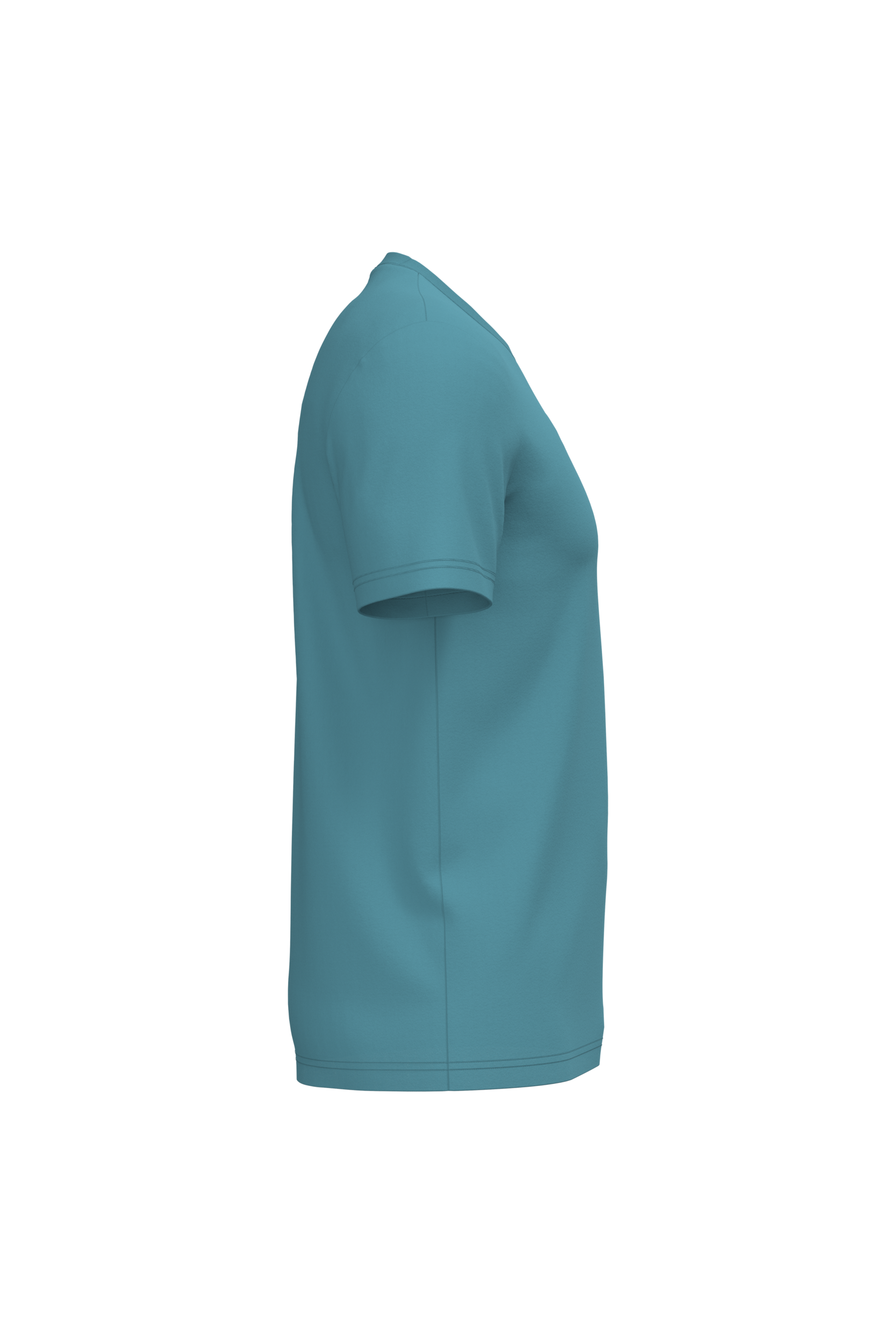 Native Spirit NS300 Bio-T-Shirt Adriatic Blue – Seitenansicht