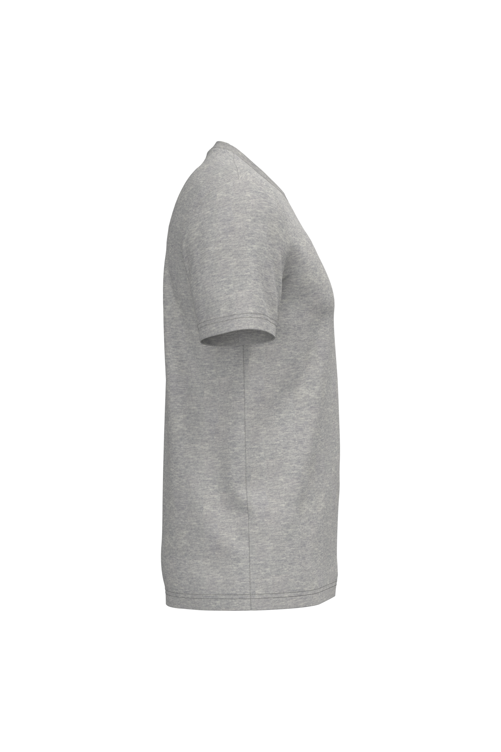 Native Spirit NS300 Bio-T-Shirt Moon Grey Heather – Seitenansicht