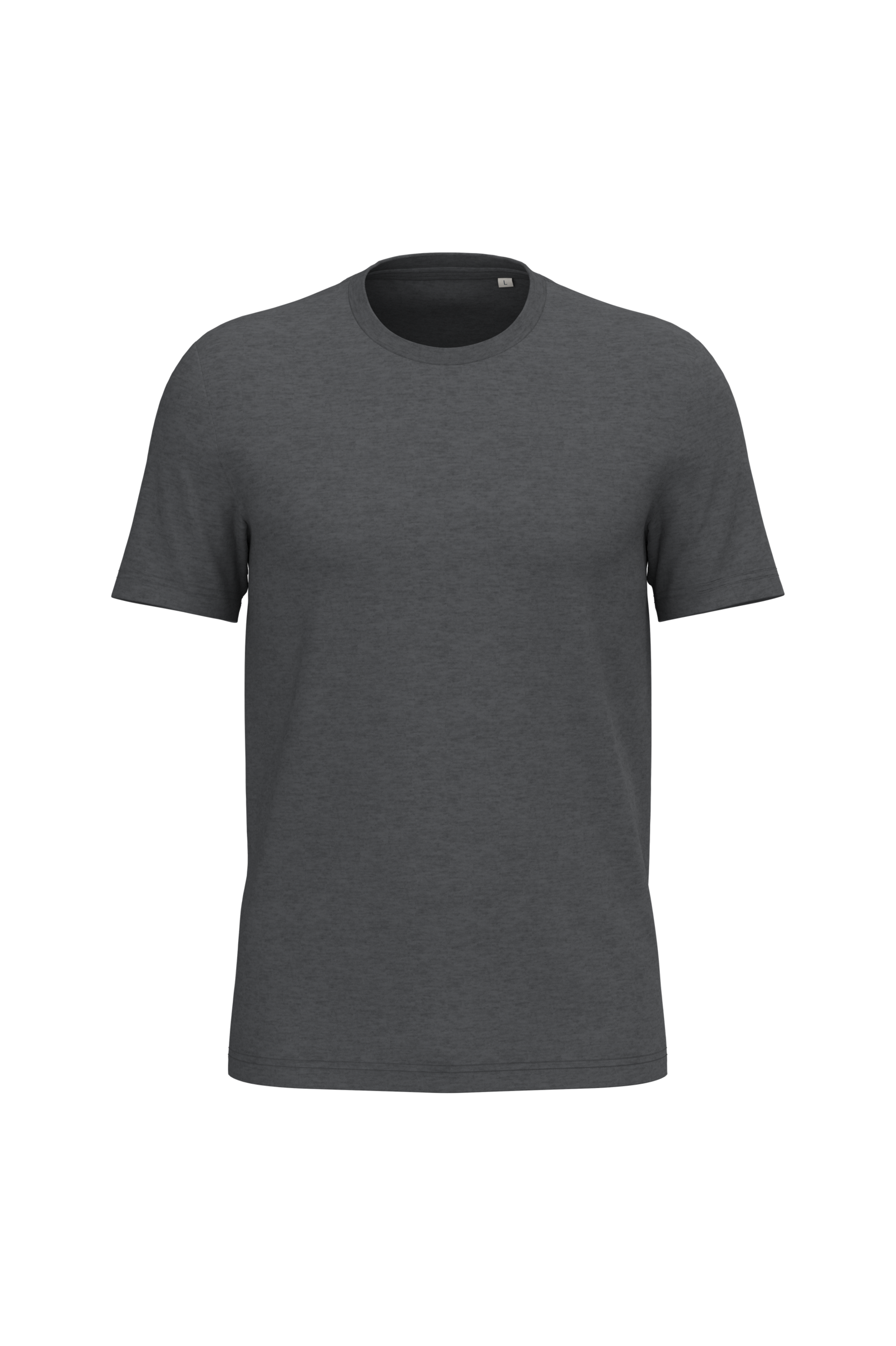 Native Spirit NS300 Bio-T-Shirt Volcano Grey Heather – Vorderseite