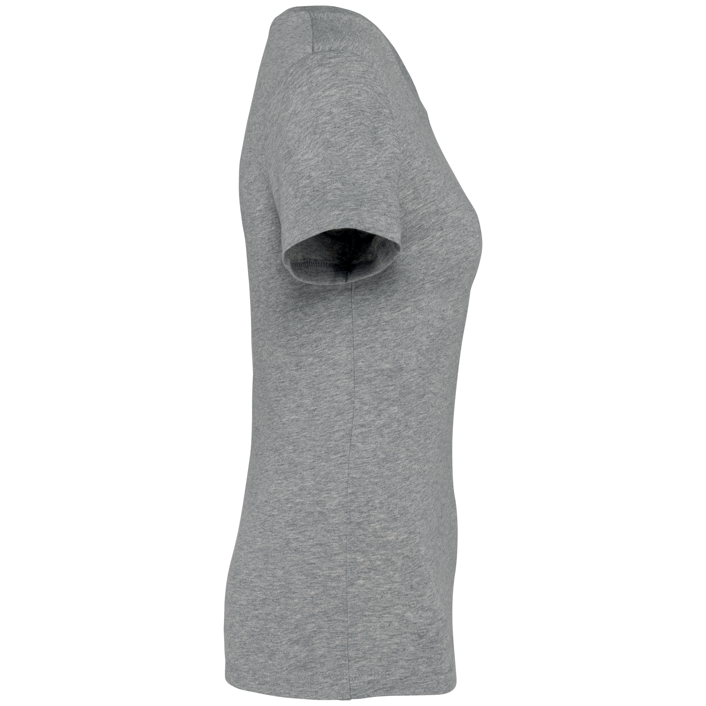 Native Spirit NS324 Bio-T-Shirt Moon Grey Heather – Seitenansicht