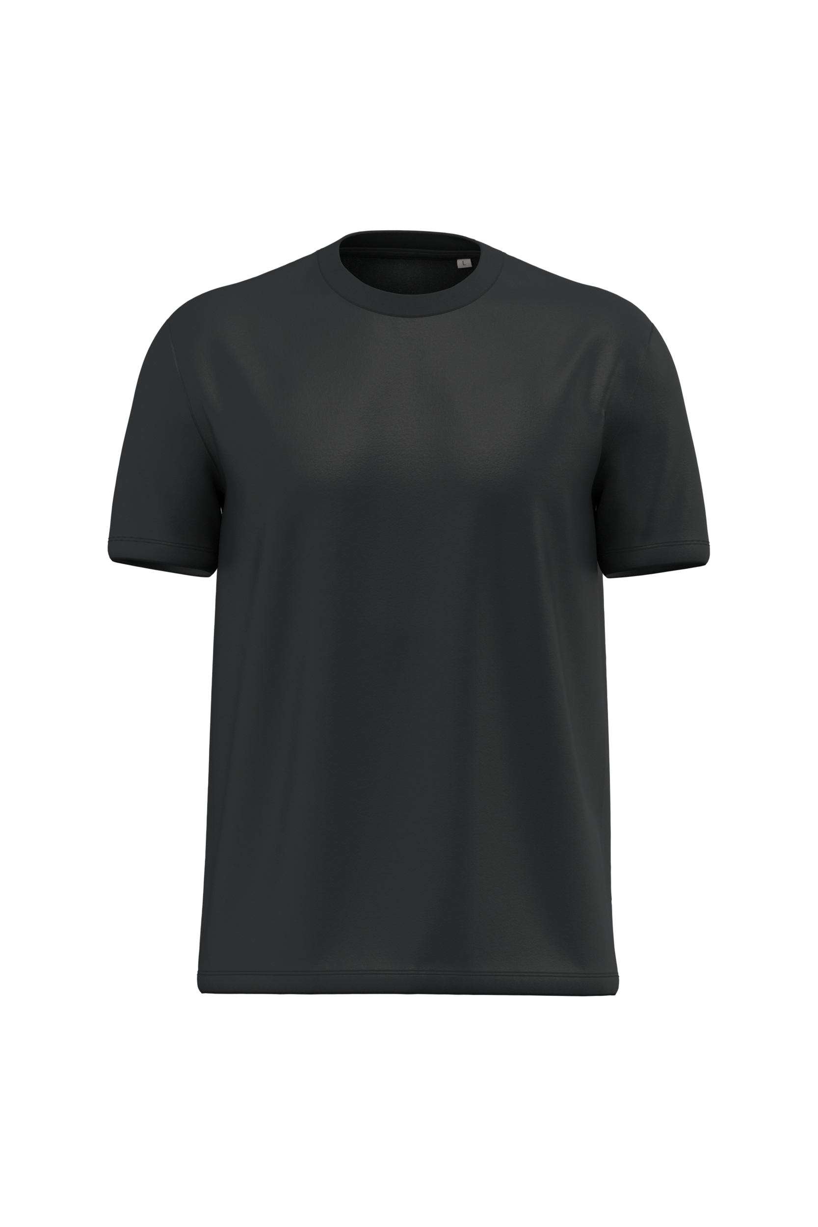 PS_NS330_BLACK.png Native Spirit NS330 Bio-T-Shirt Black – Vorderseite