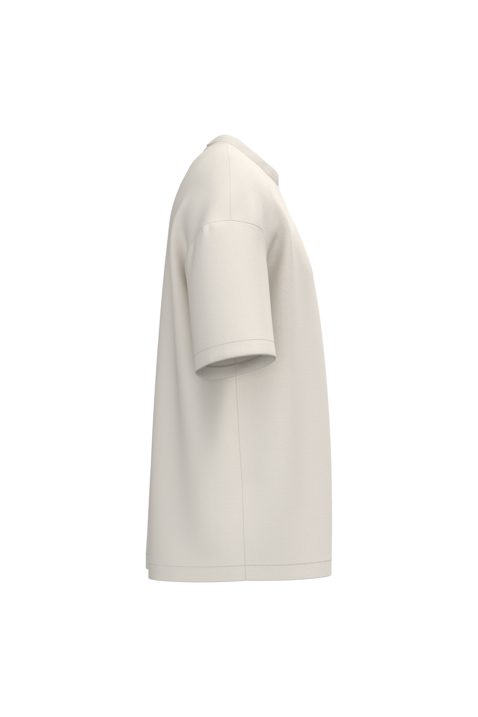 Native Spirit NS332 Bio-T-Shirt Ivory – Seitenansicht