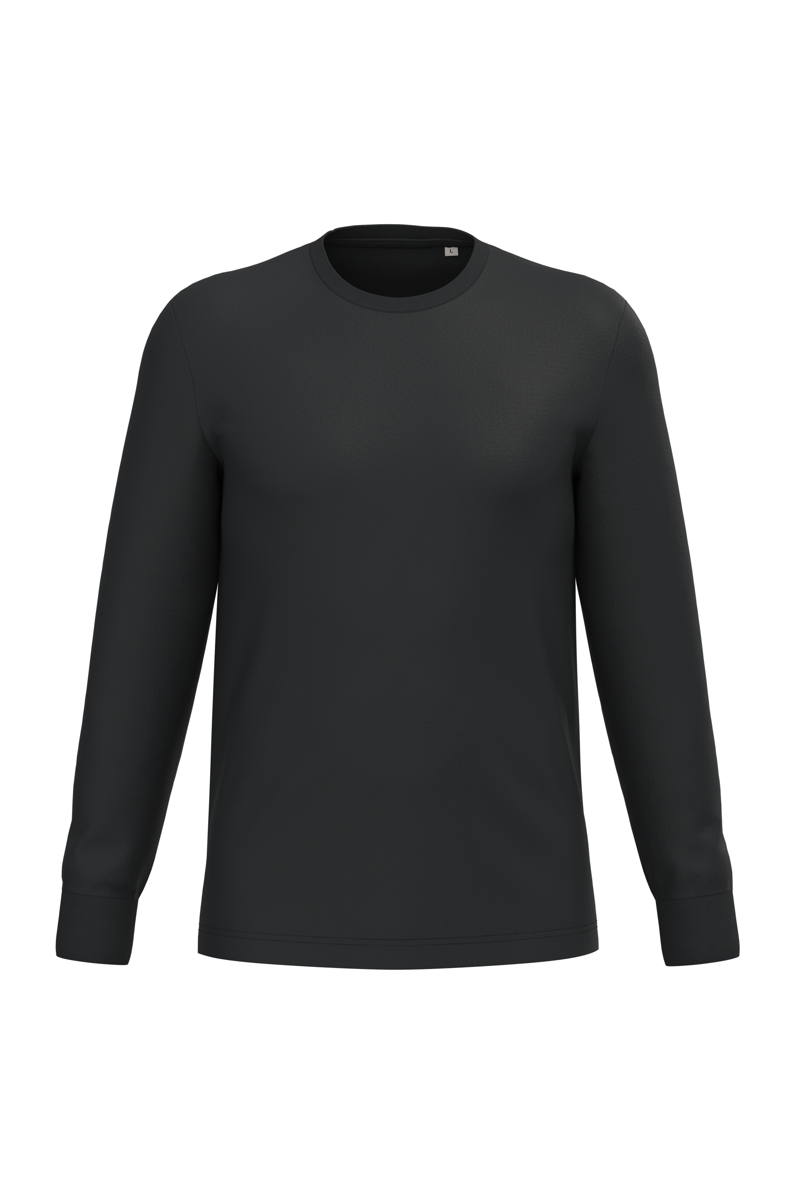 PS_NS333-2_BLACK.png Native Spirit NS333 Bio-T-Shirt Black – Vorderseite