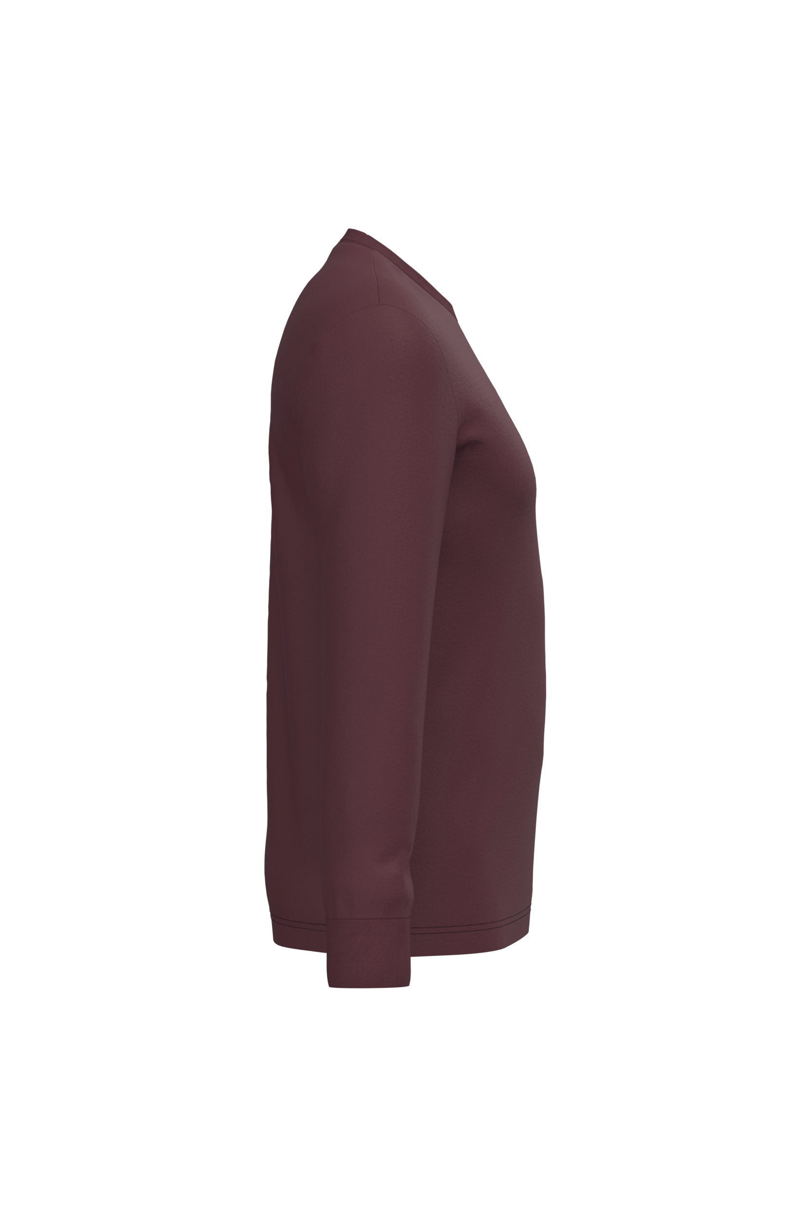 PS_NS333-S_DARKCHERRY.png Native Spirit NS333 Bio-T-Shirt Dark Cherry – Seitenansicht