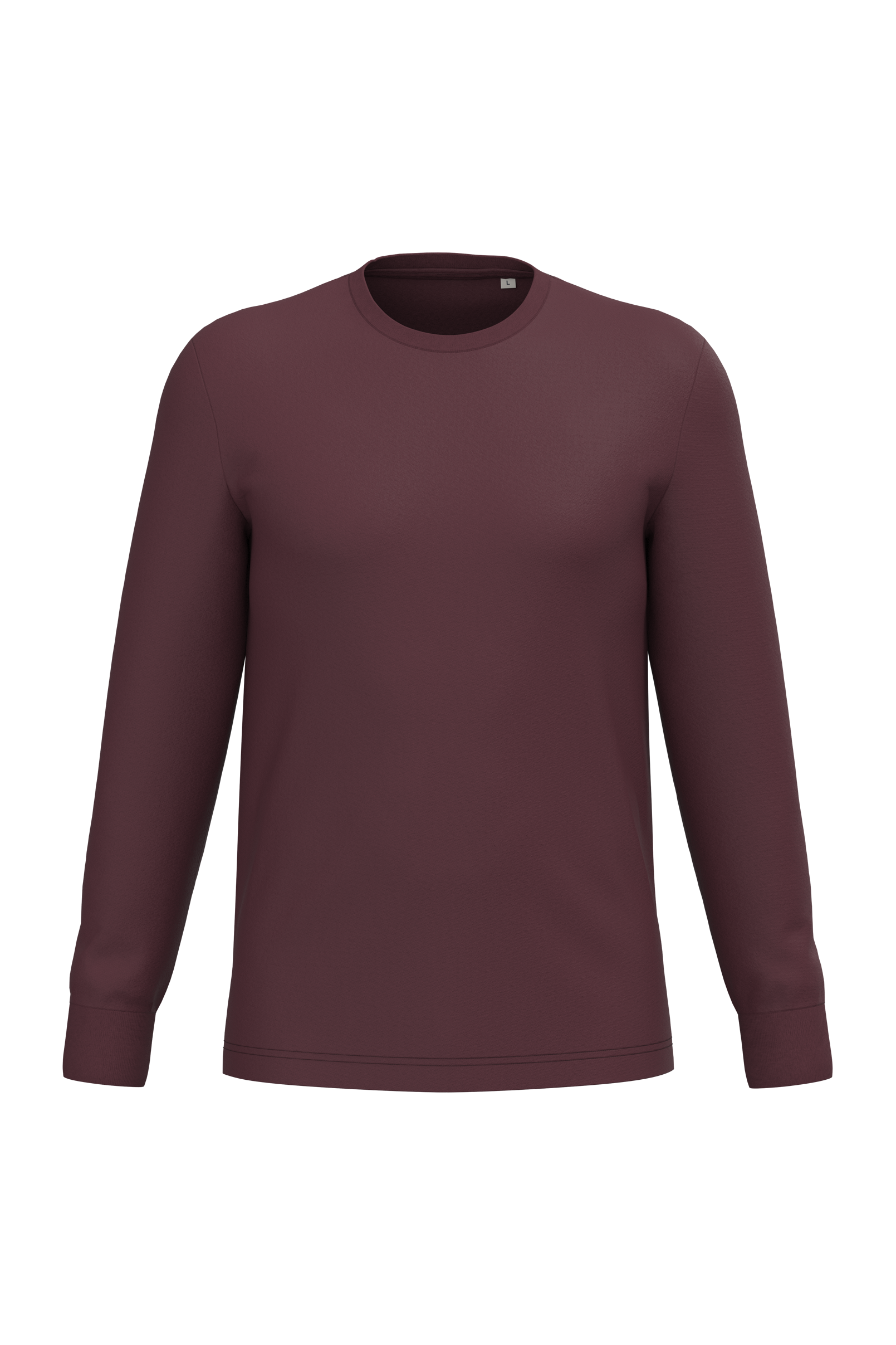 PS_NS333_DARKCHERRY.png Native Spirit NS333 Bio-T-Shirt Dark Cherry – Vorderseite