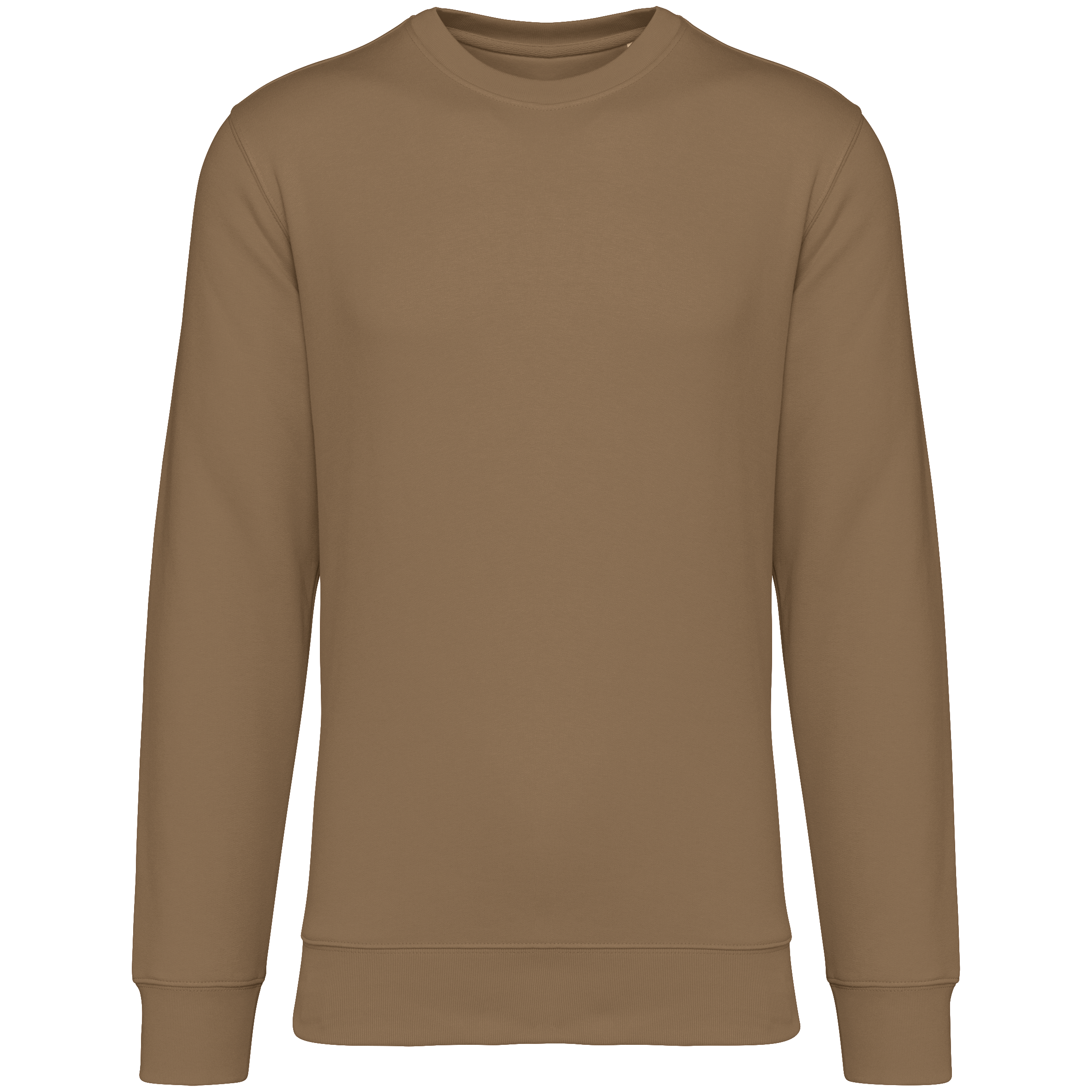 PS_NS400-2_DARKCAMEL.png Native Spirit NS400 Bio-Sweatshirt Dark camel – Vorderseite