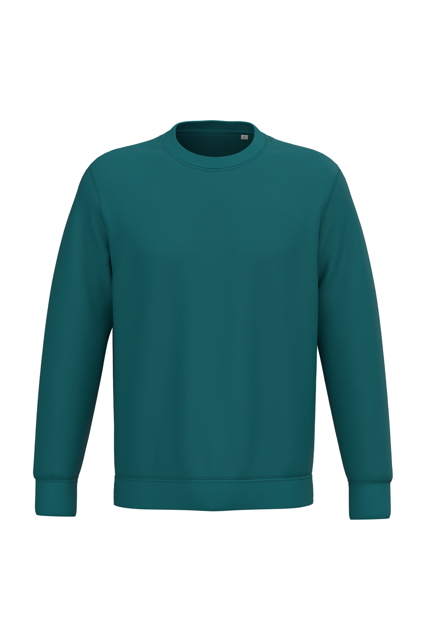 Native Spirit NS400 Bio-Sweatshirt Peacock Green – Vorderseite