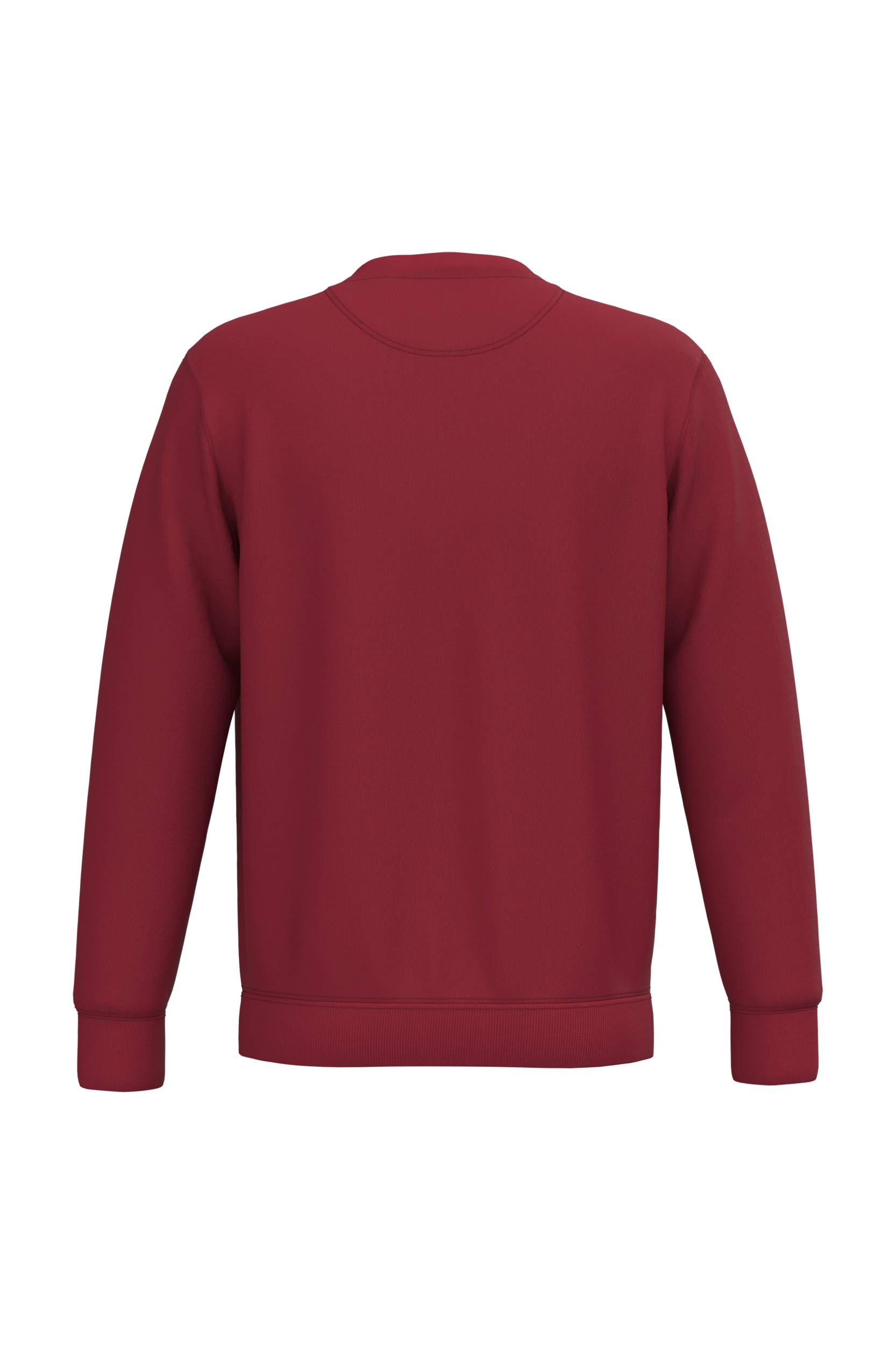Native Spirit NS400 Bio-Sweatshirt Hibiscus Red – Rückseite