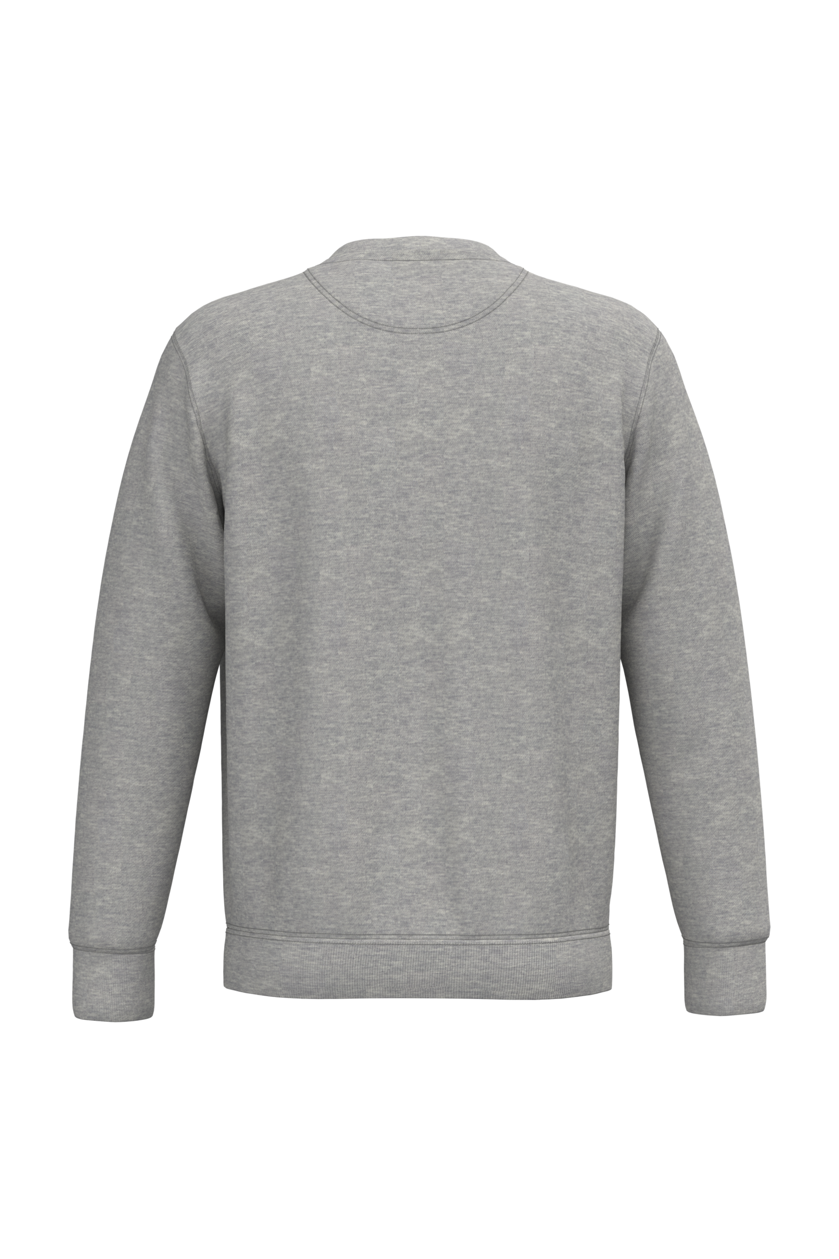 Native Spirit NS400 Bio-Sweatshirt Moon Grey Heather – Rückseite