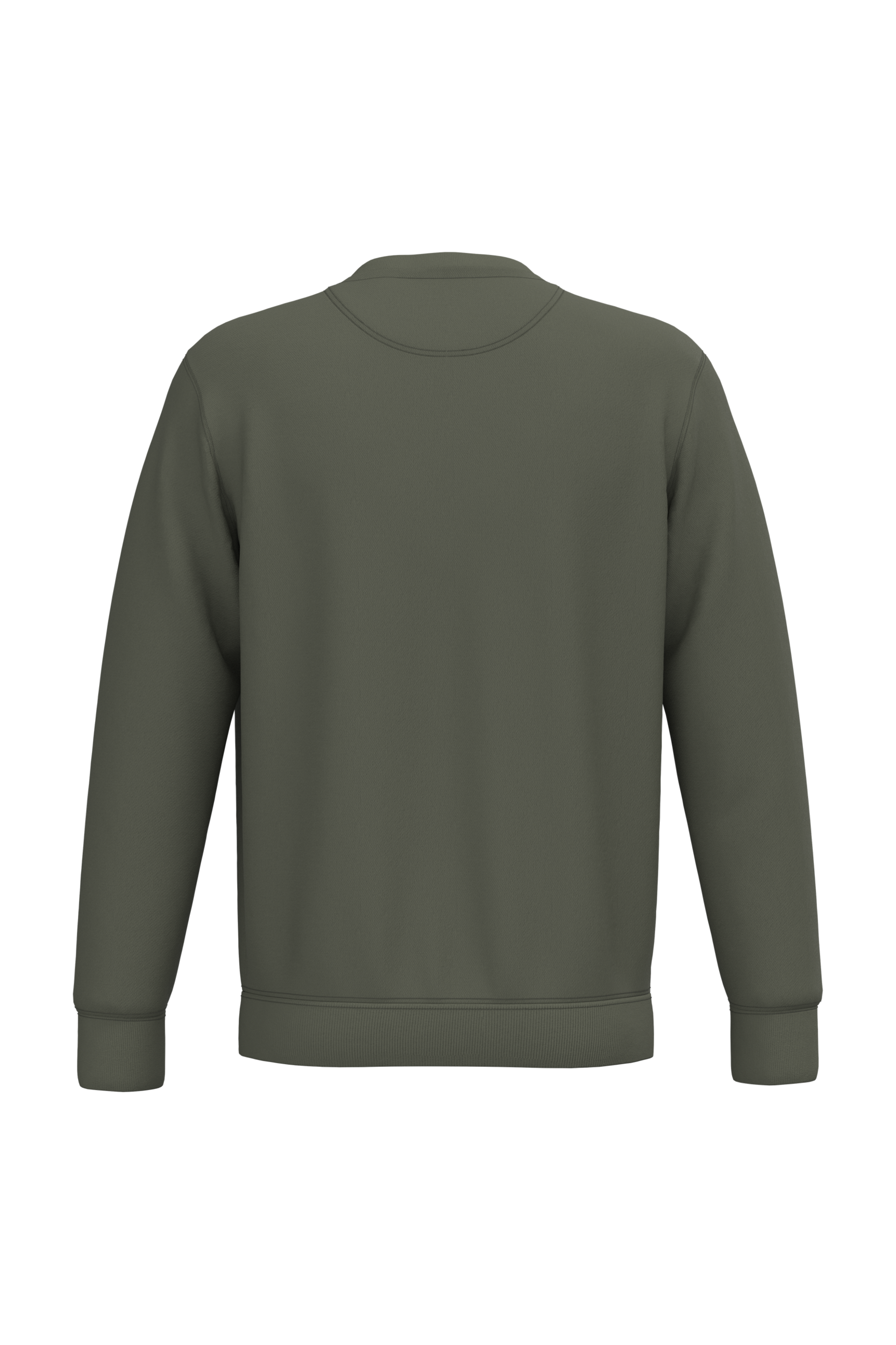 Native Spirit NS400 Bio-Sweatshirt Organic Khaki – Rückseite