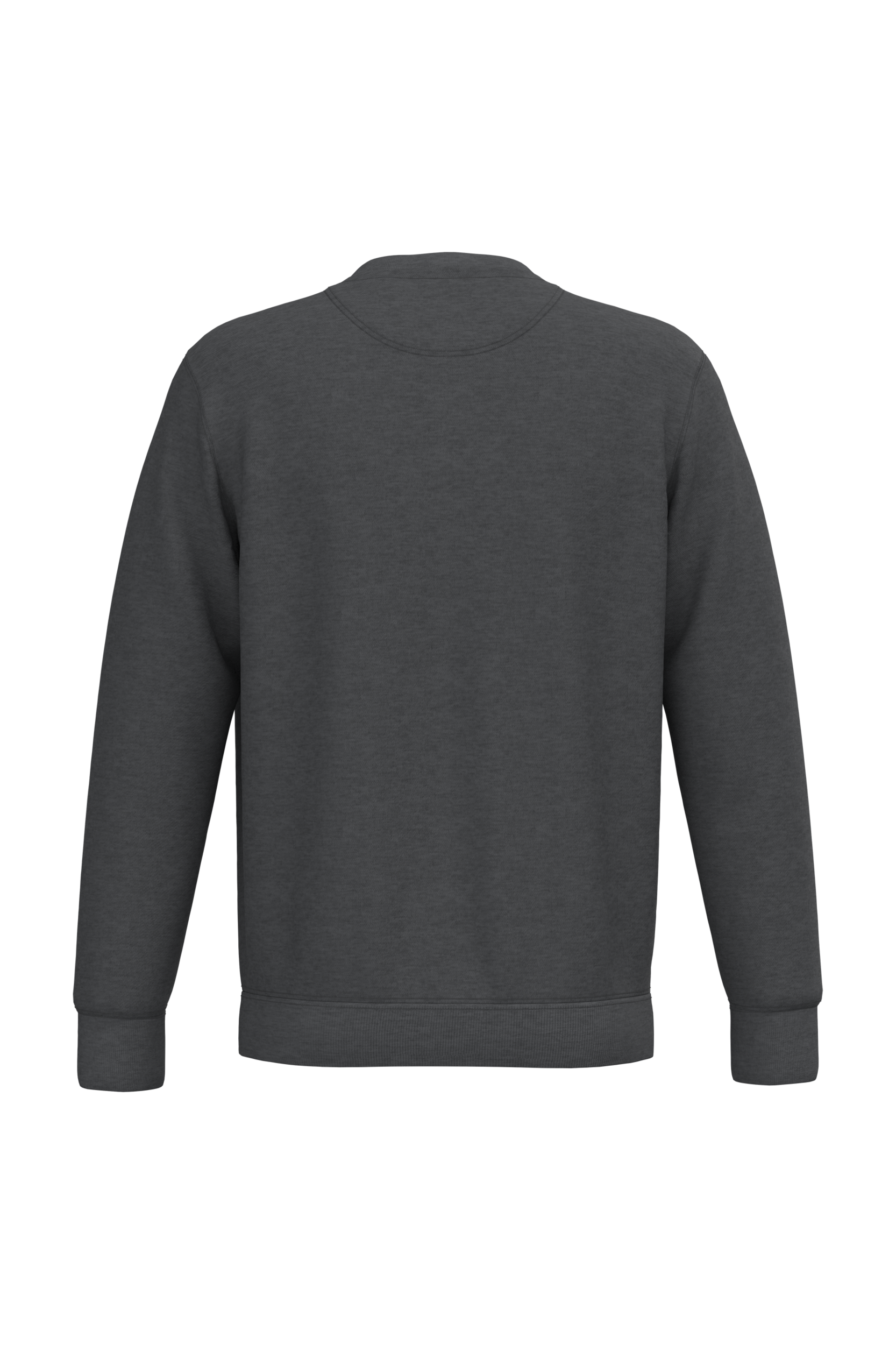 Native Spirit NS400 Bio-Sweatshirt Volcano Grey Heather – Rückseite